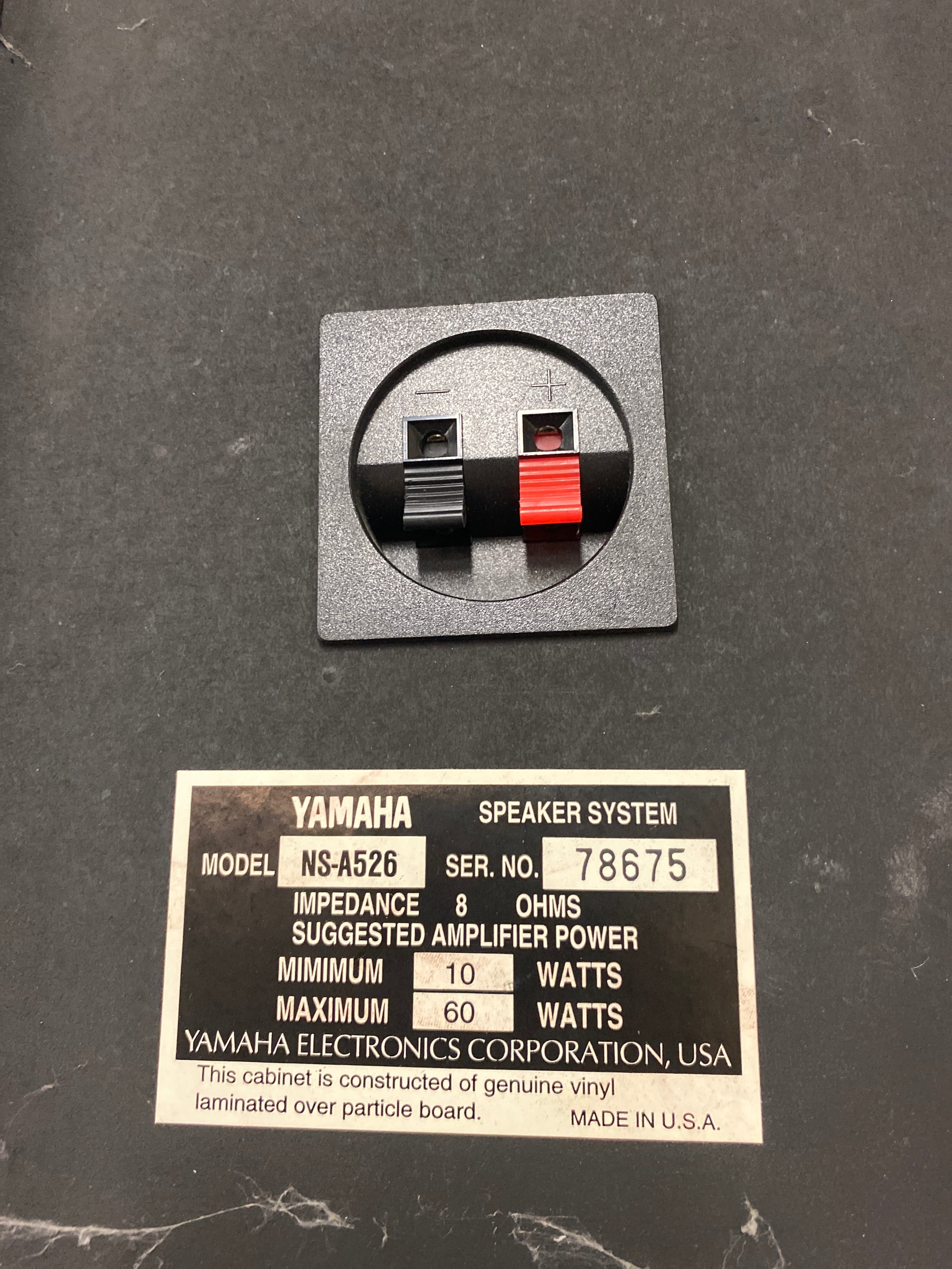 Yamaha Bookshelf Speaker Pair NS-A526