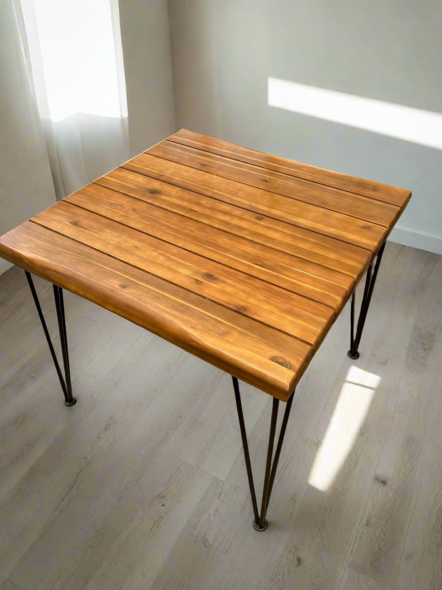 Small Walnut Slat Table