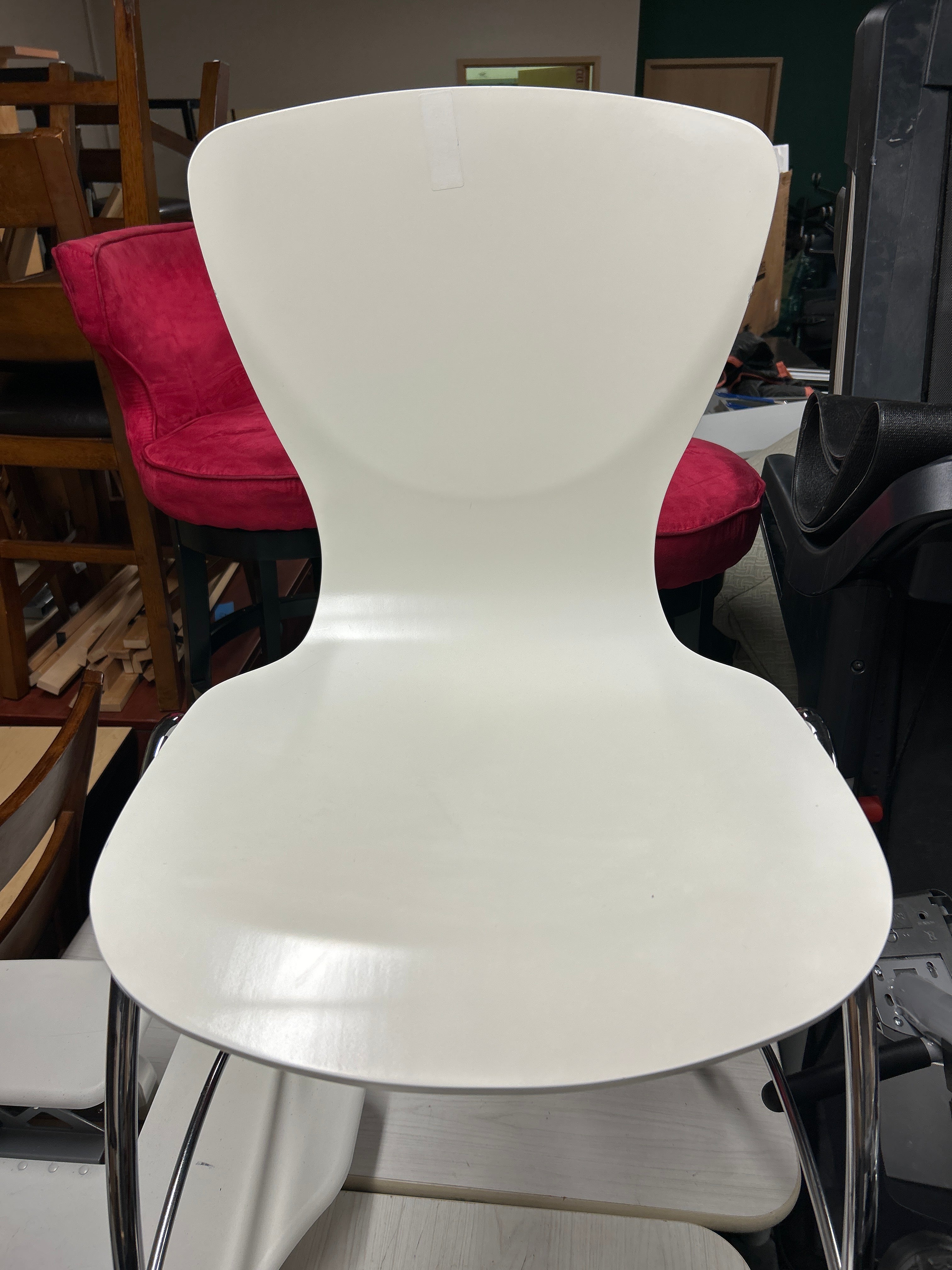 High Back Chairs (Acrylic White)