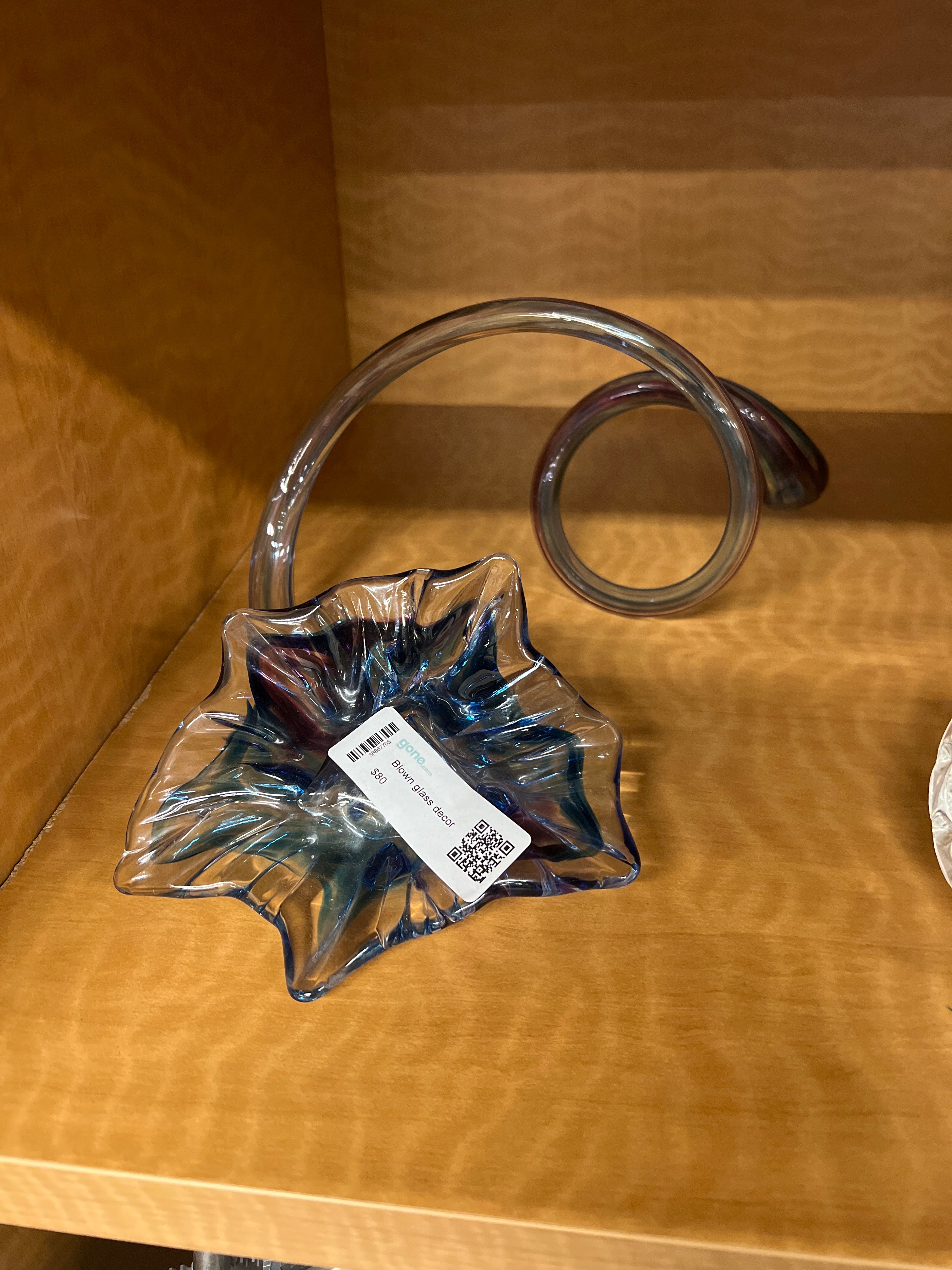 Blown glass decor