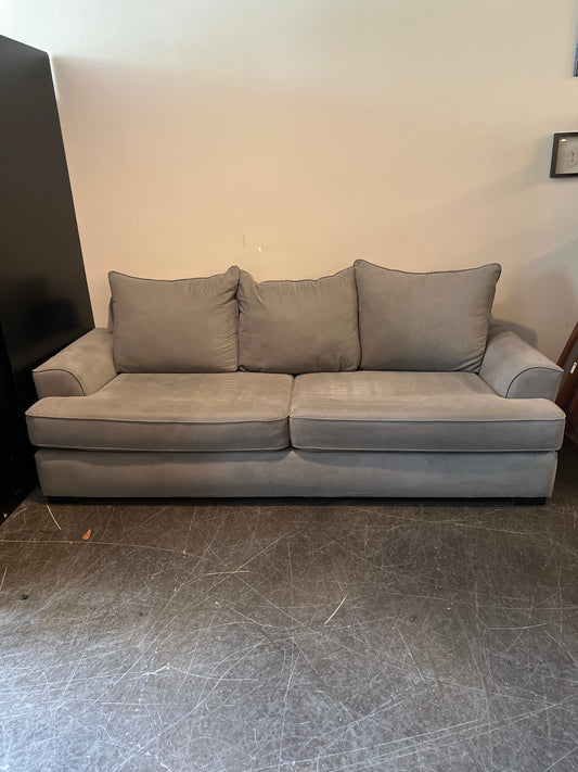 Gray Fabric Daybed Sofa