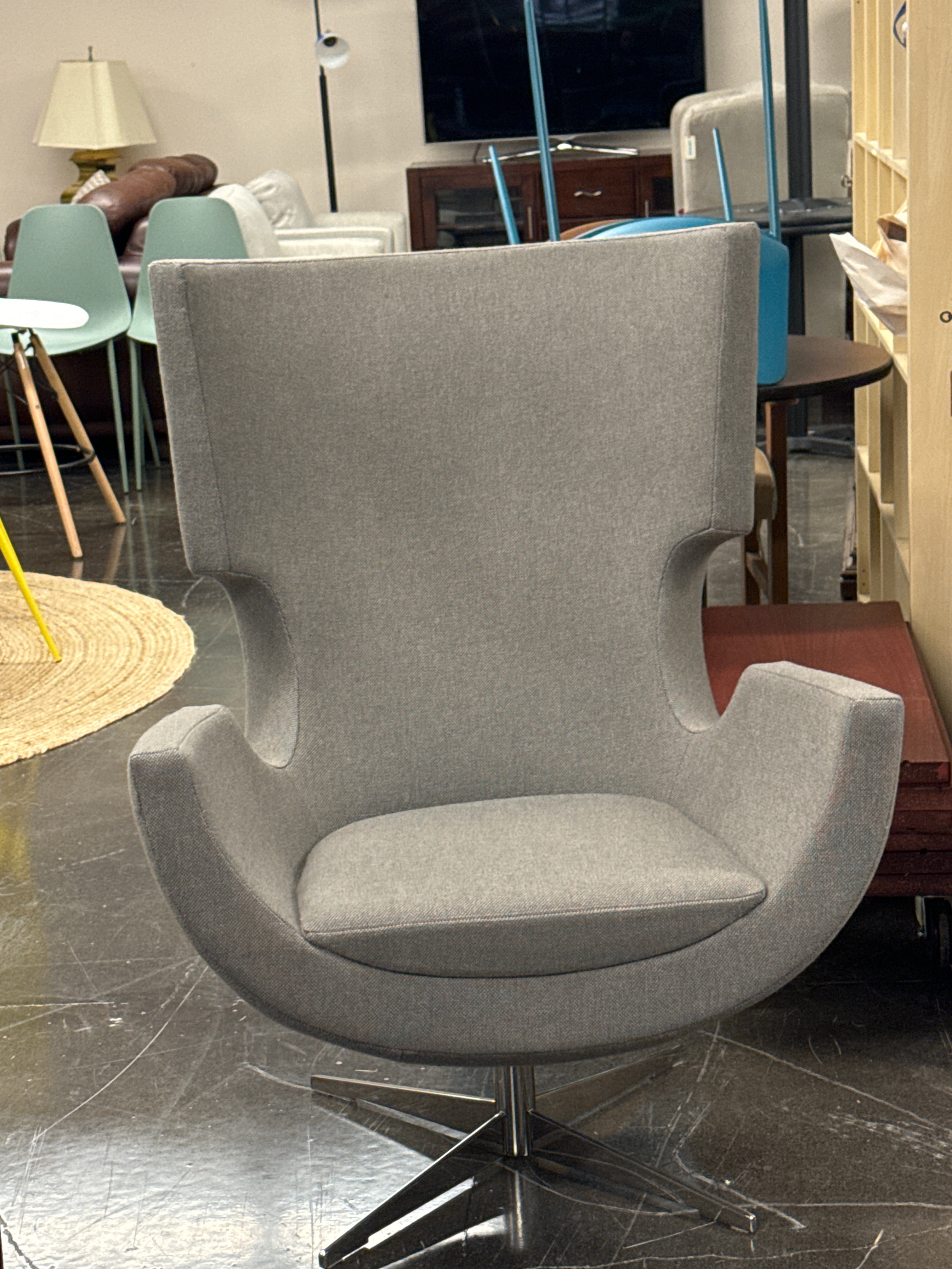 martin/brattrud inc - high back swivel curve lounge chair