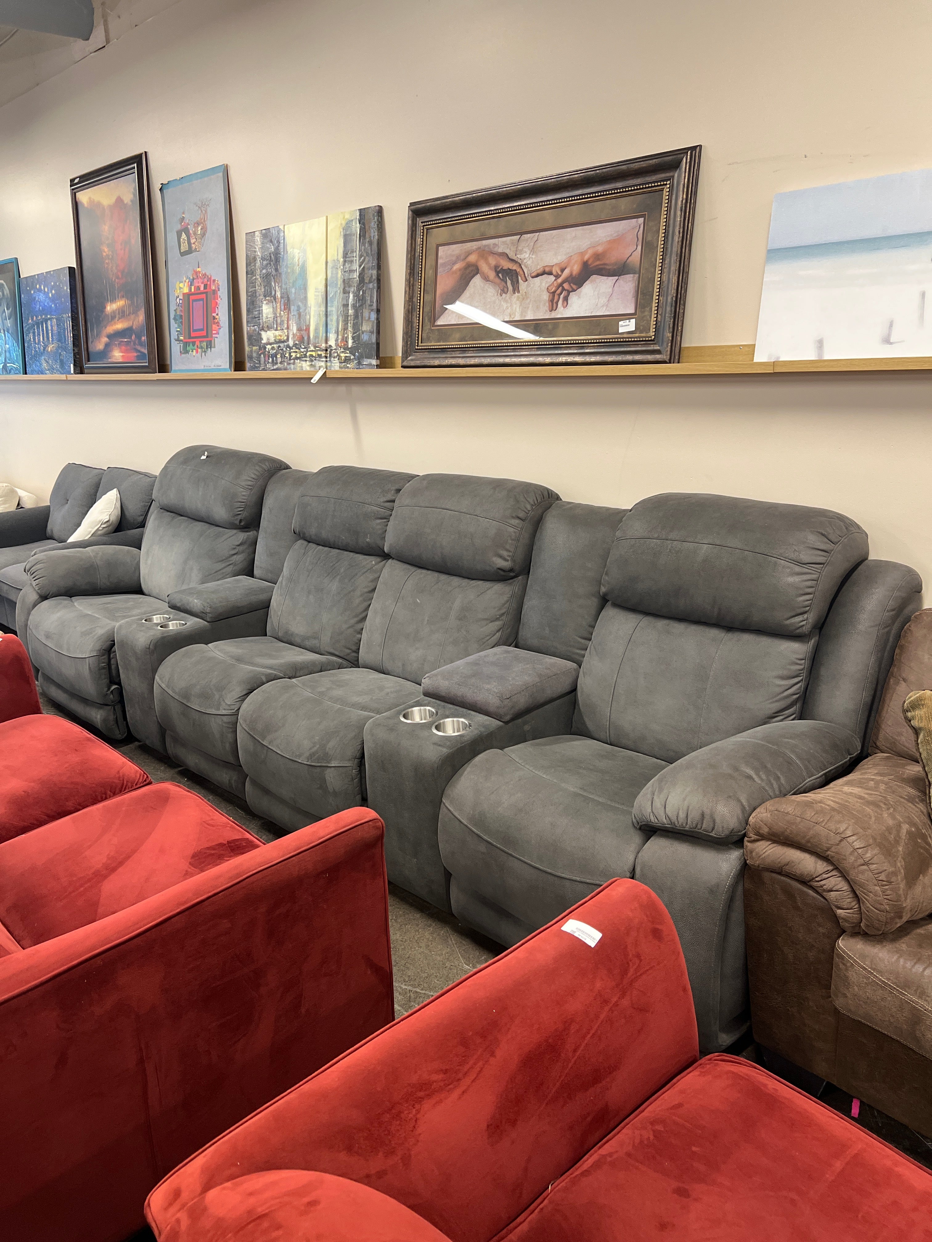 Pacific Industries Reclining Sectional Sofa