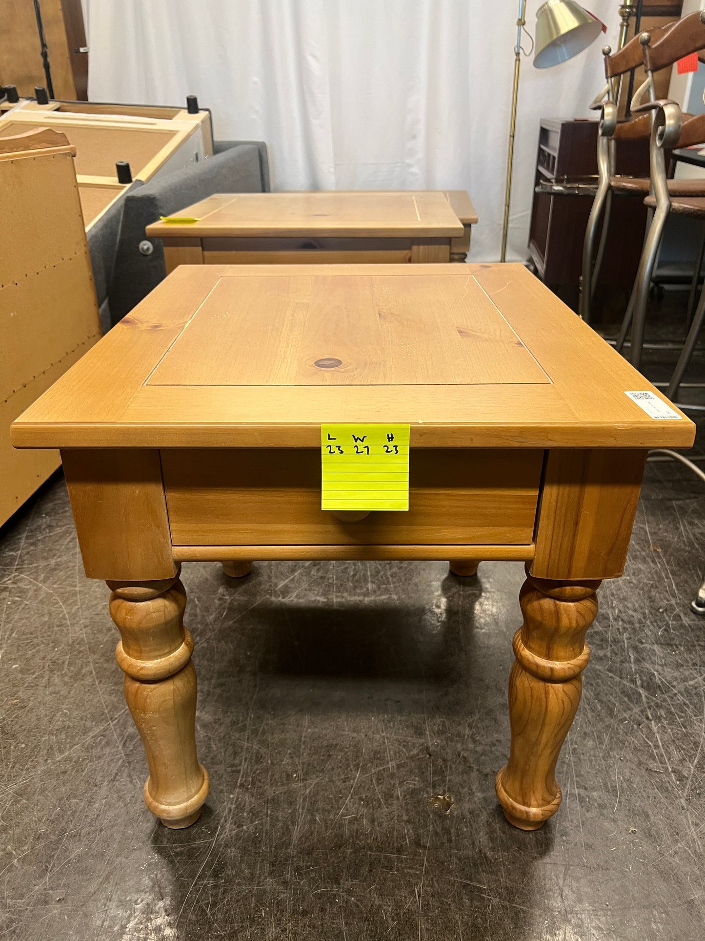 Rustic Oak Side Table