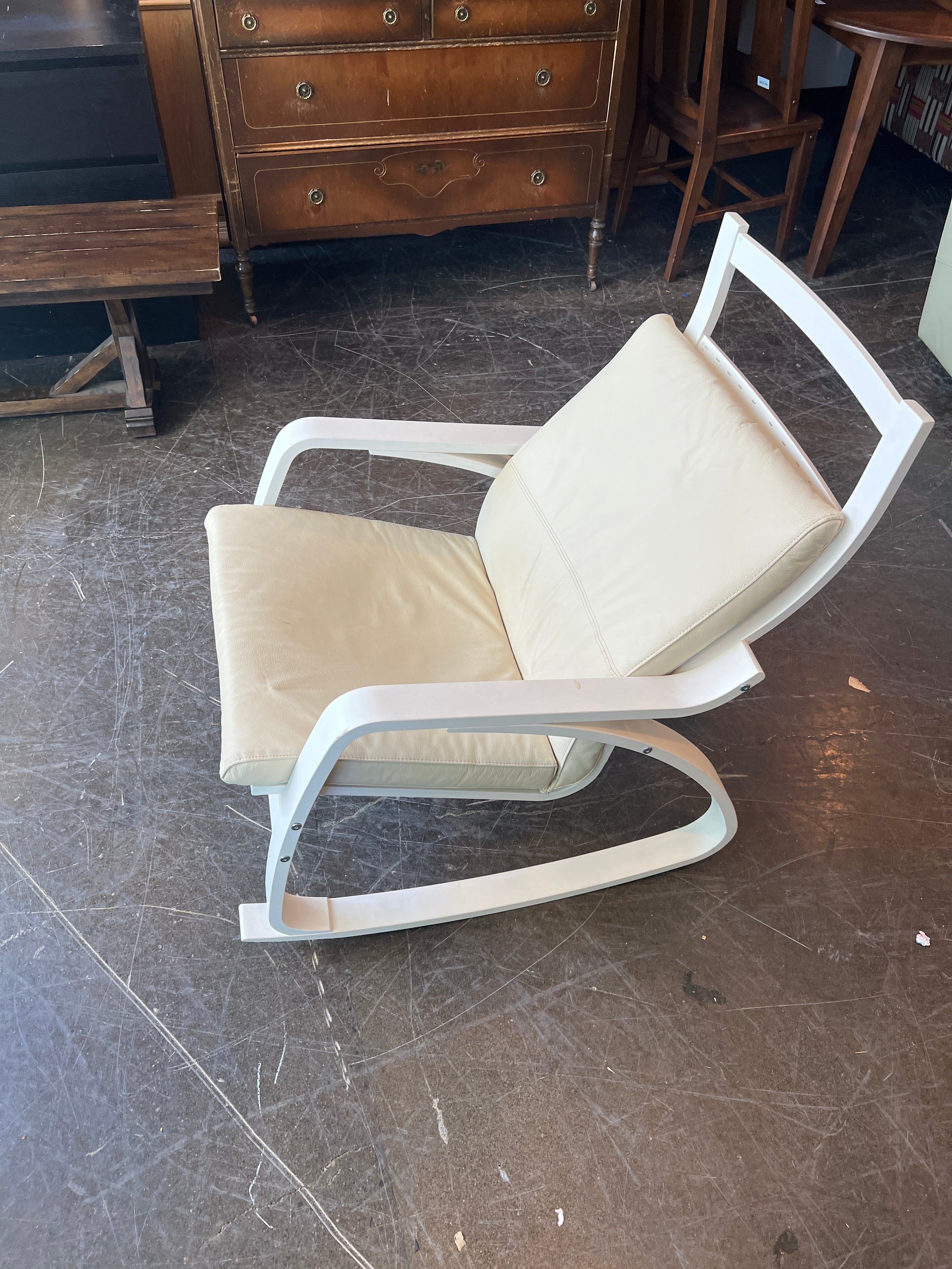 White Recliner Chair