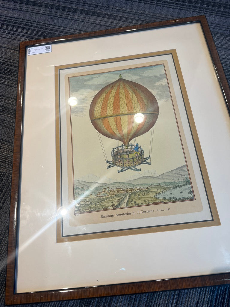 Red V. Cioni Ryan's Balloons Lithograph Art