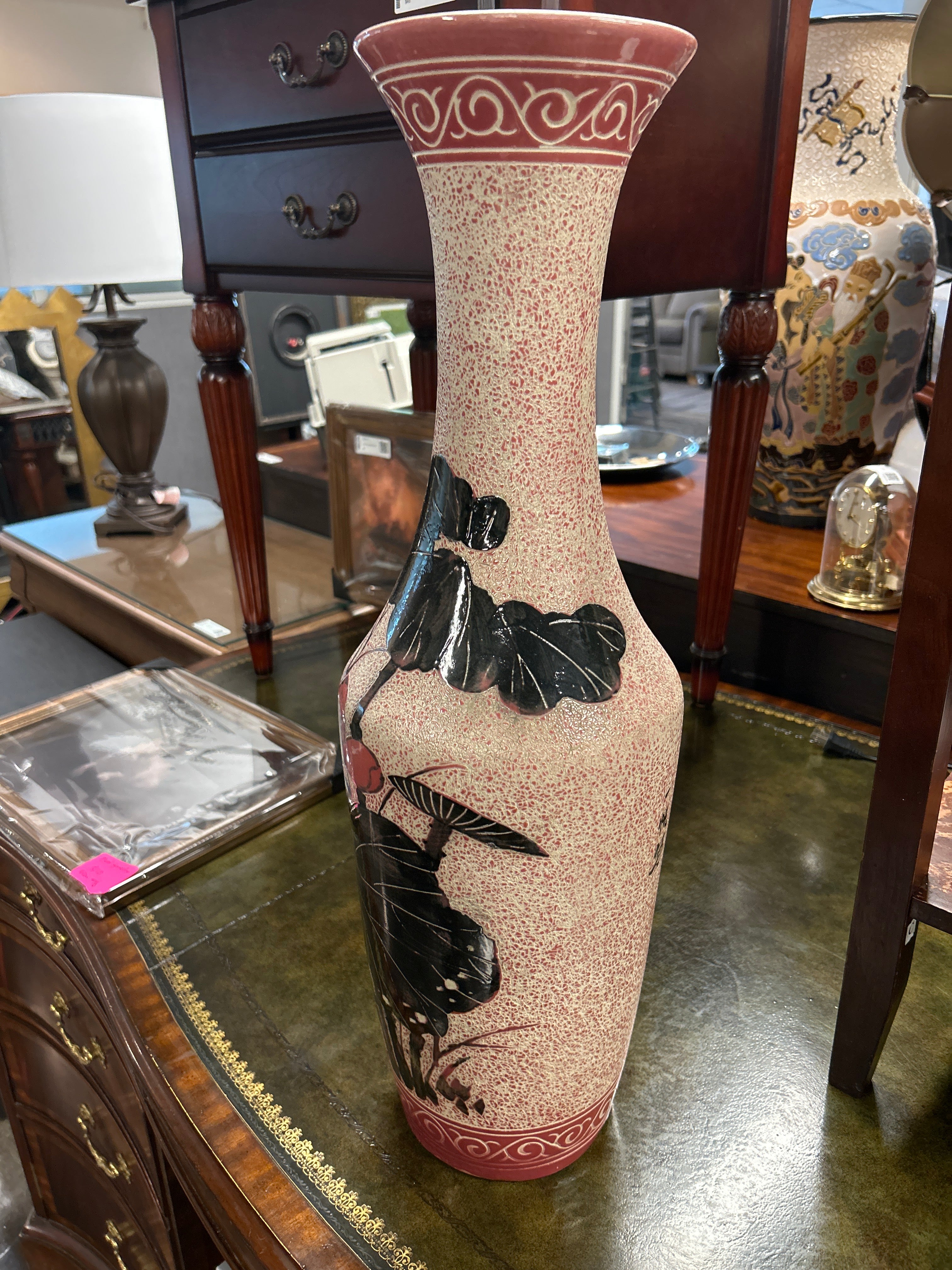 Floral  Pink Vase