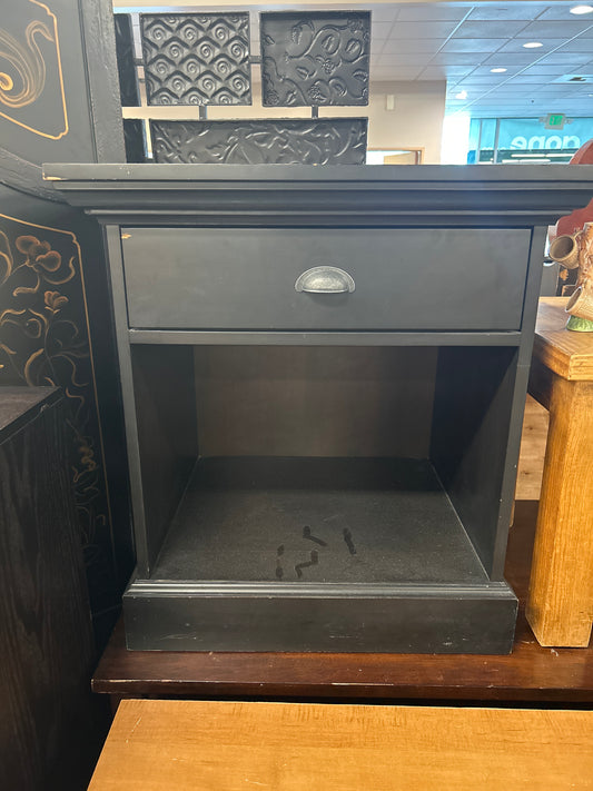 Black Oversized Nightstand