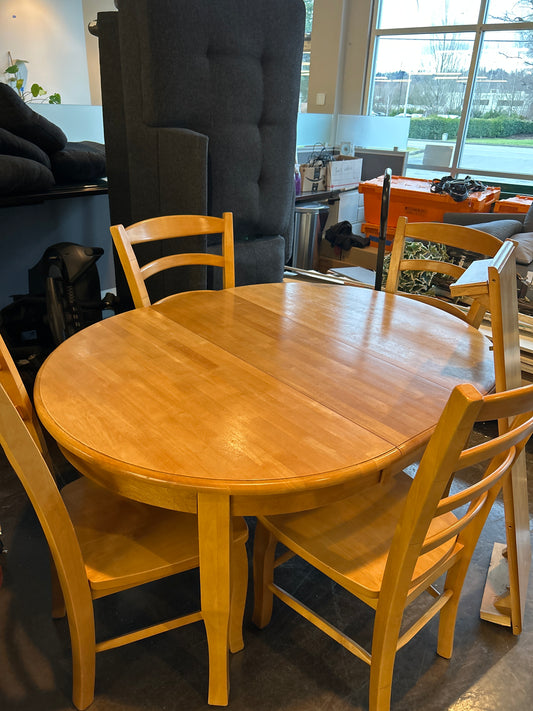 Oak 4pc Dining Set