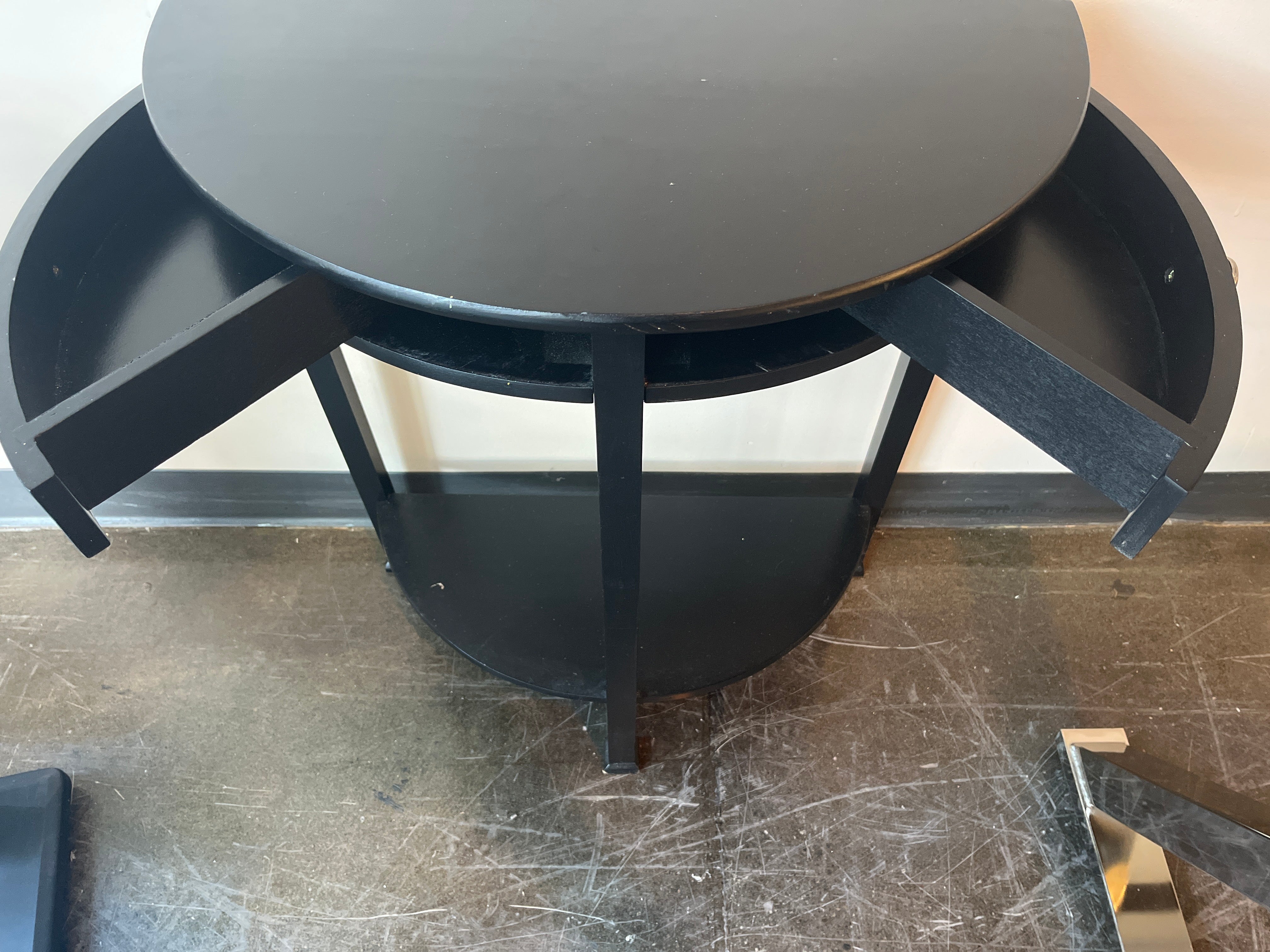 Half Circle Side Table