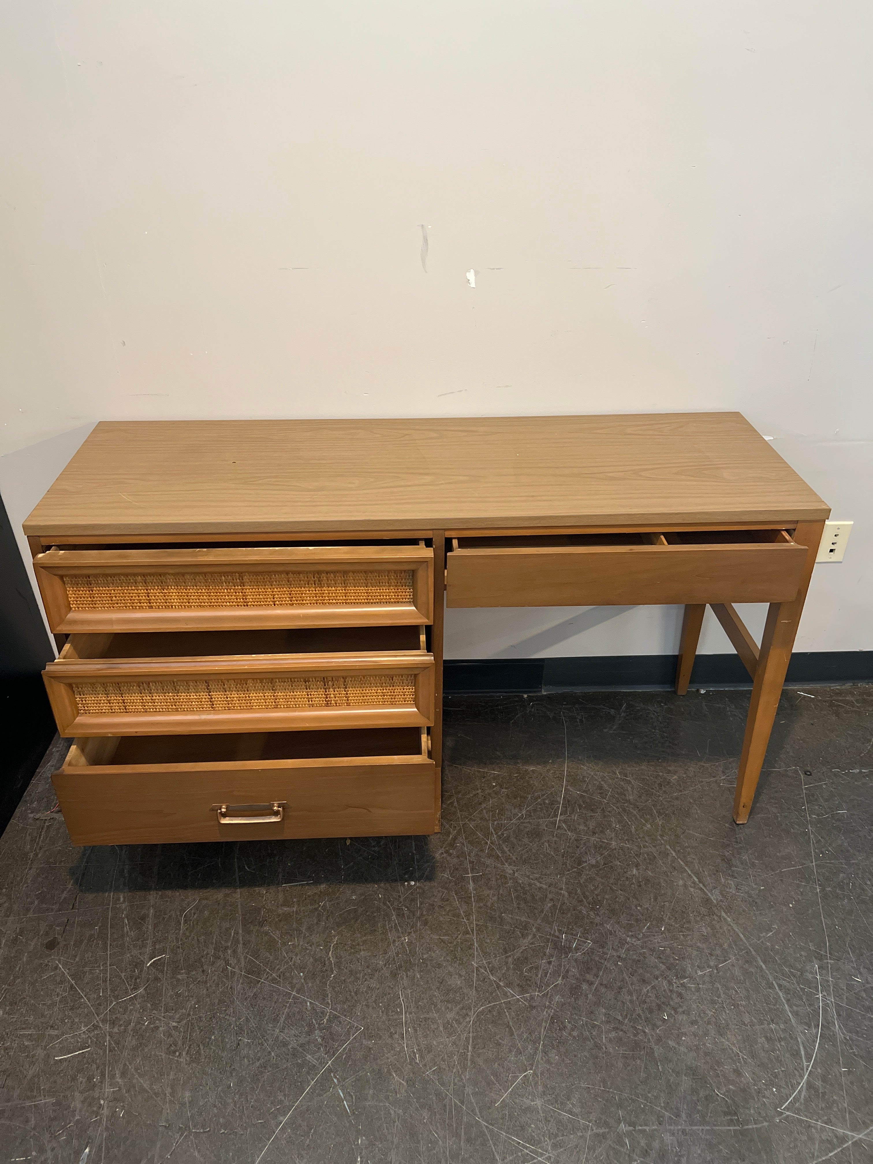 Mid-Century Modern Desk & Chair Set by Inn Keepers Co – Solid Wood