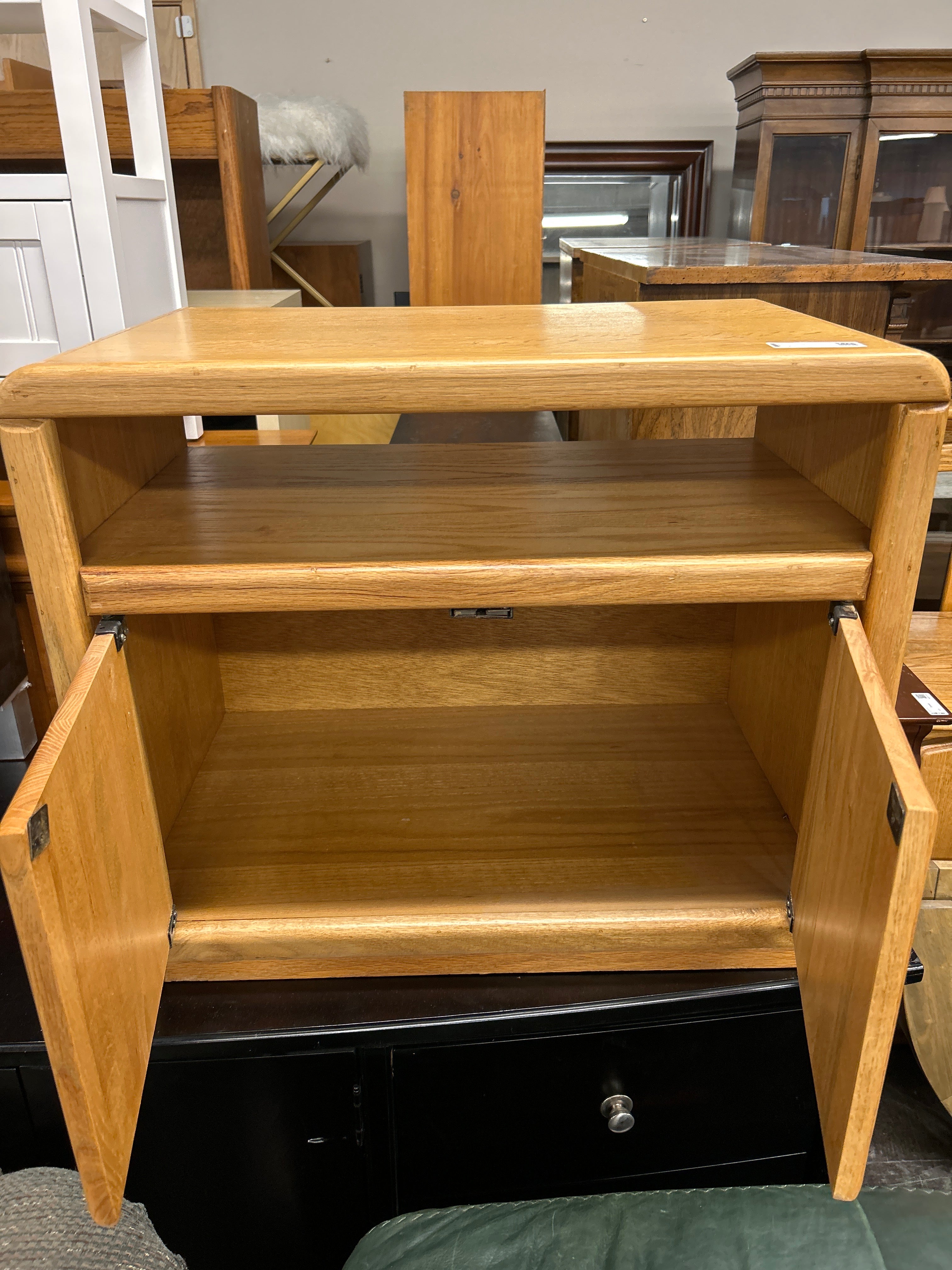 MCM Oak Nightstand / End Table