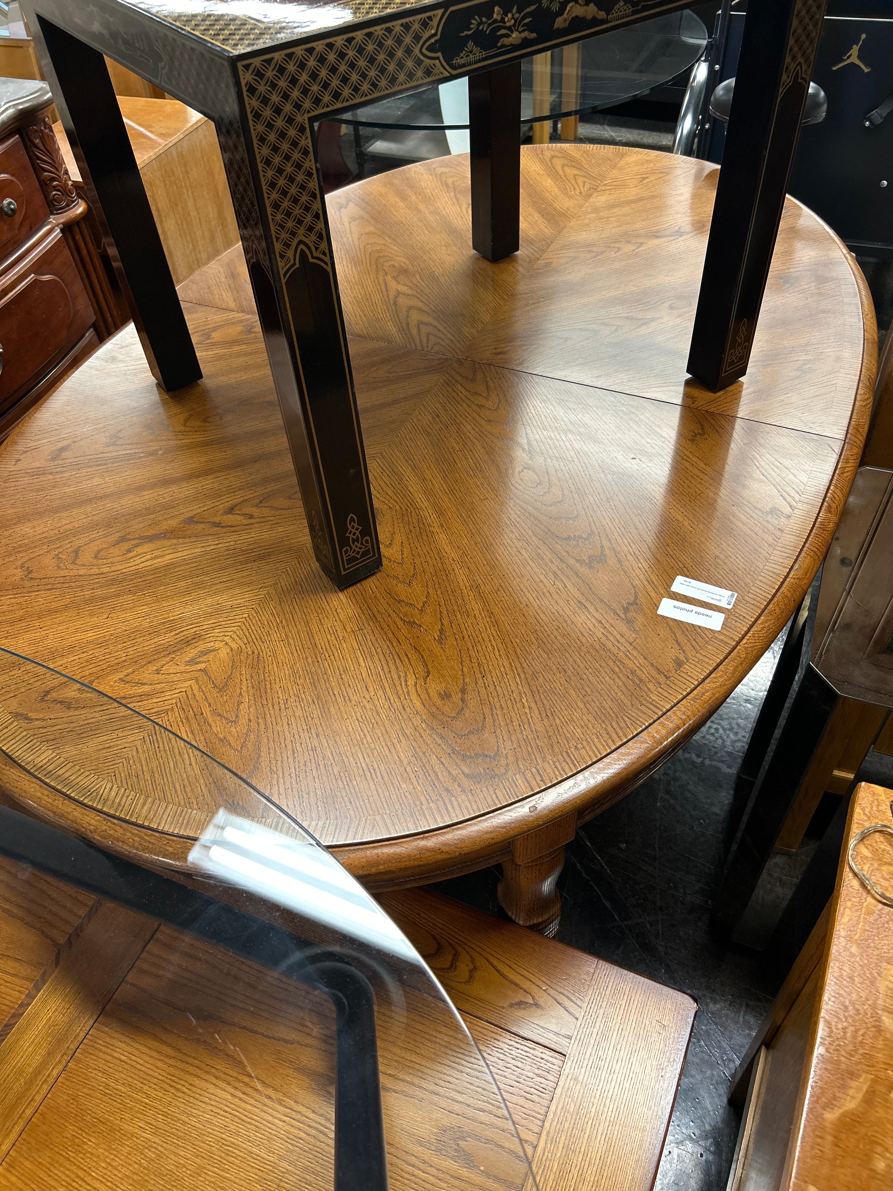Vintage Thomasville Oak Dining Table (1968)