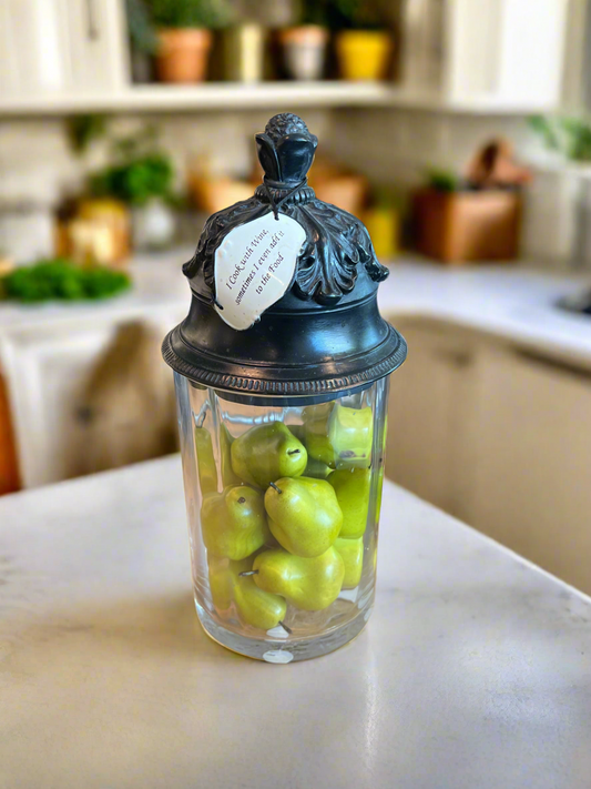 AR Company Tuscan Jar of Artificial Pears