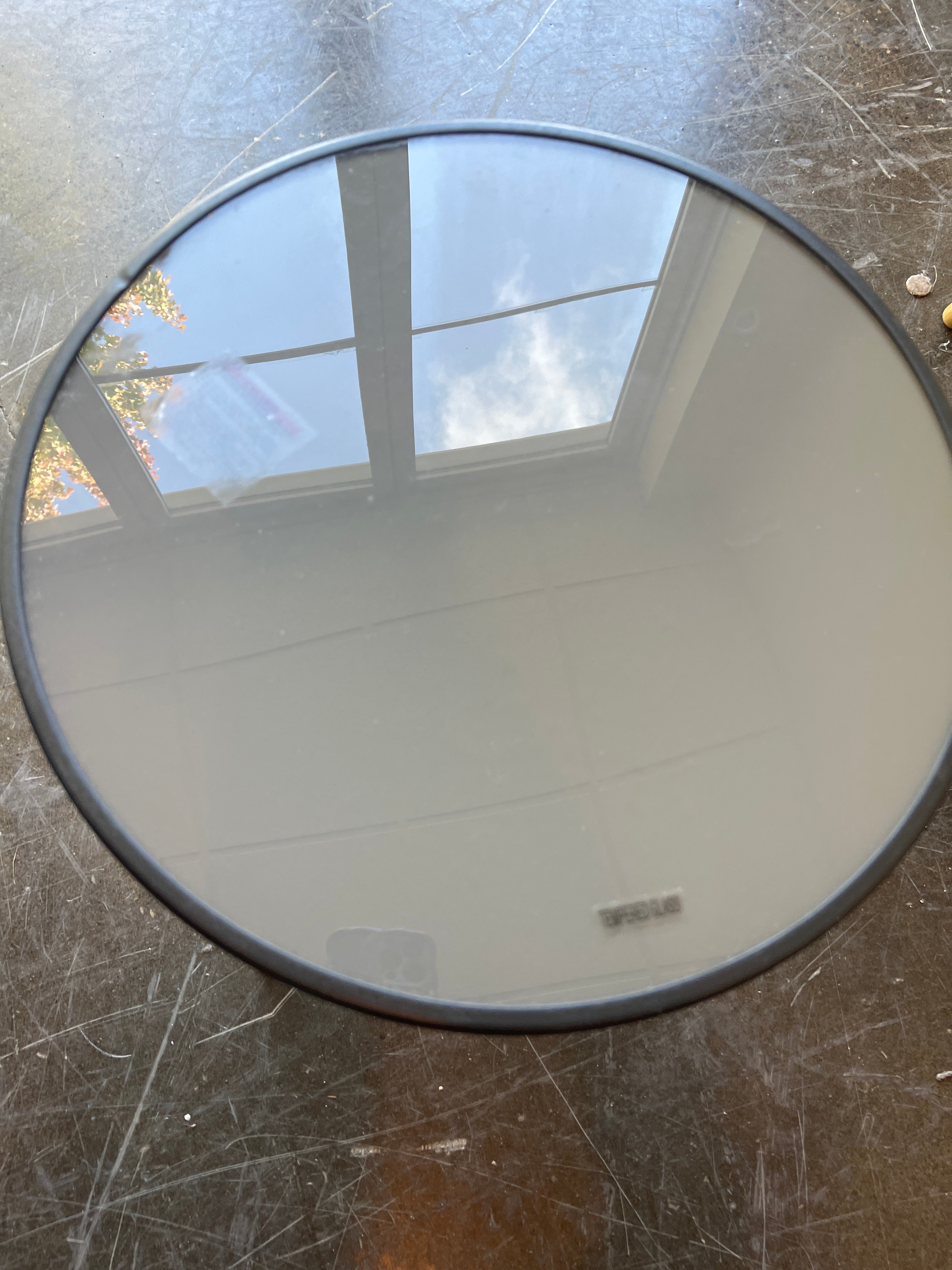 Rite Aid Home Design Folding Side Table with Glass Top