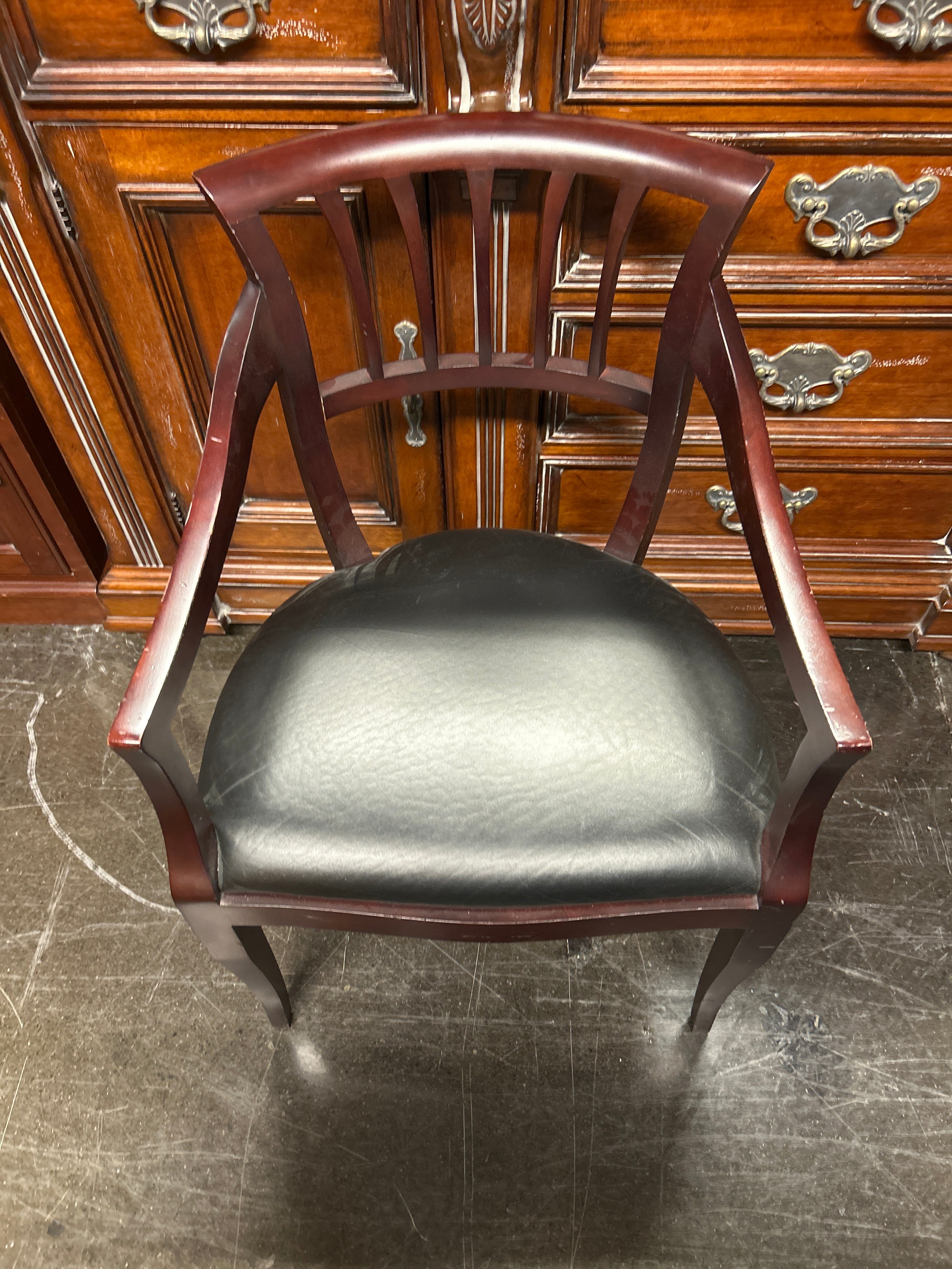 Black Leather Office Chair
