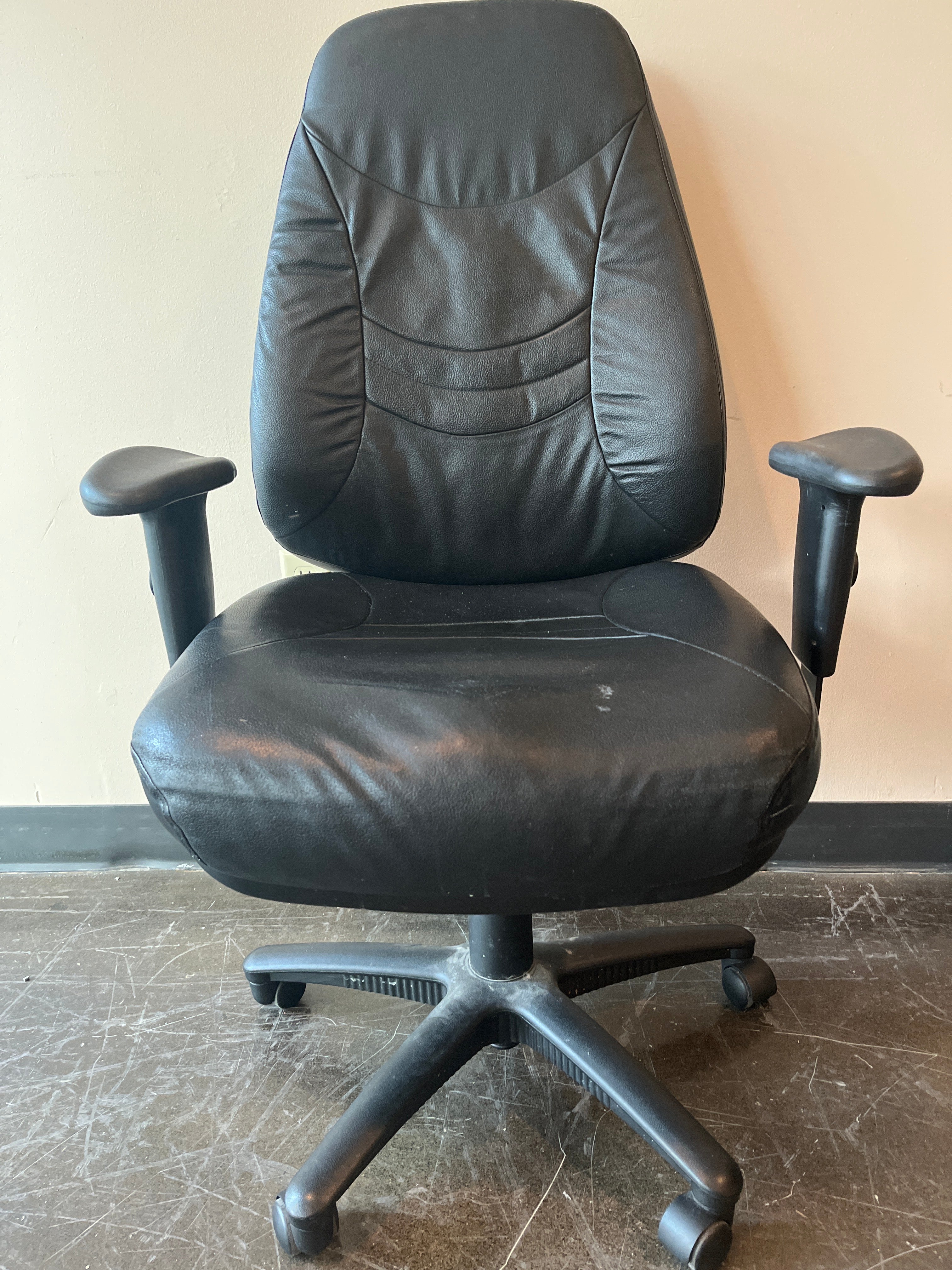 Black Leather Office Chair