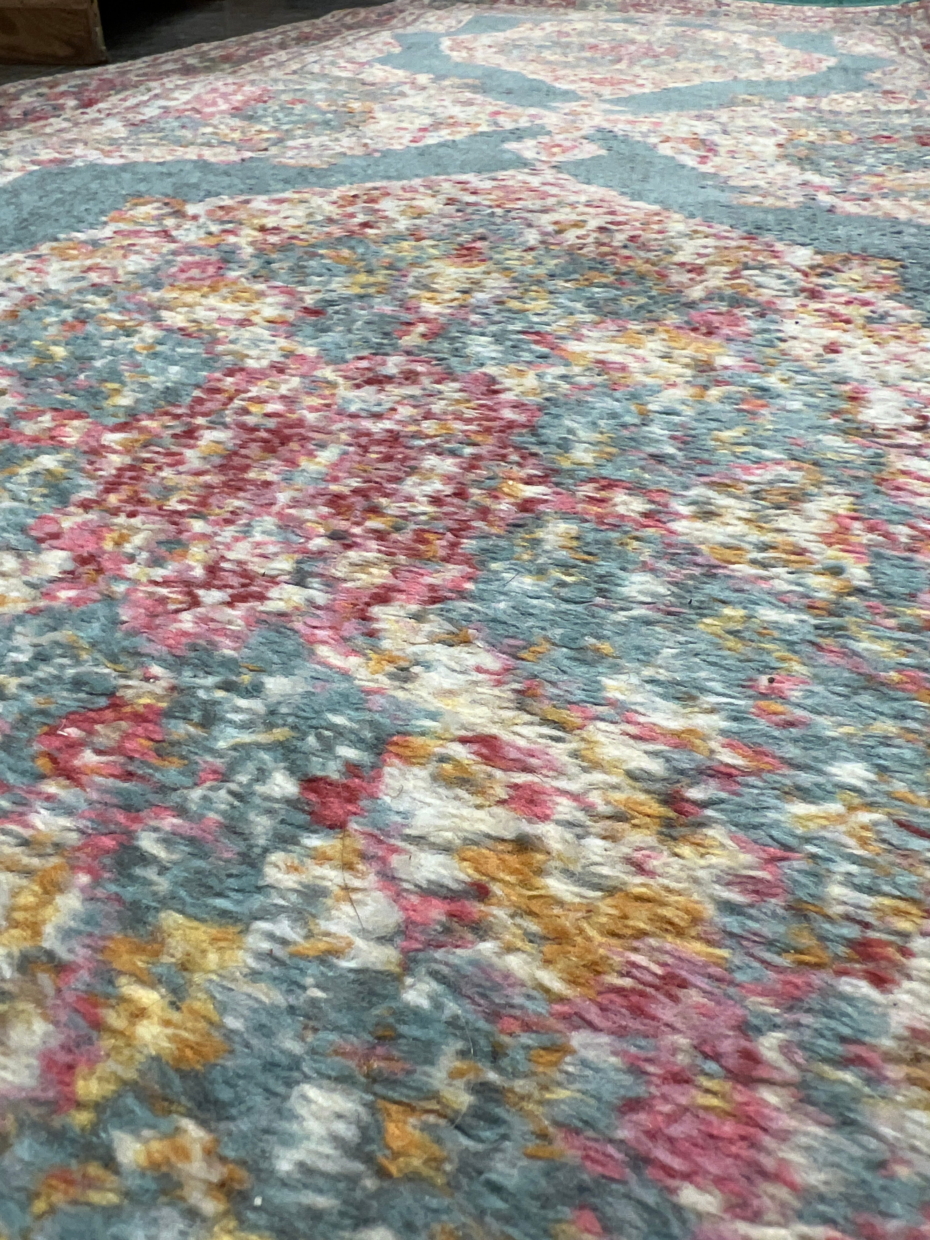 Unique Loom Havana Collection Runner - Turquoise Aqua