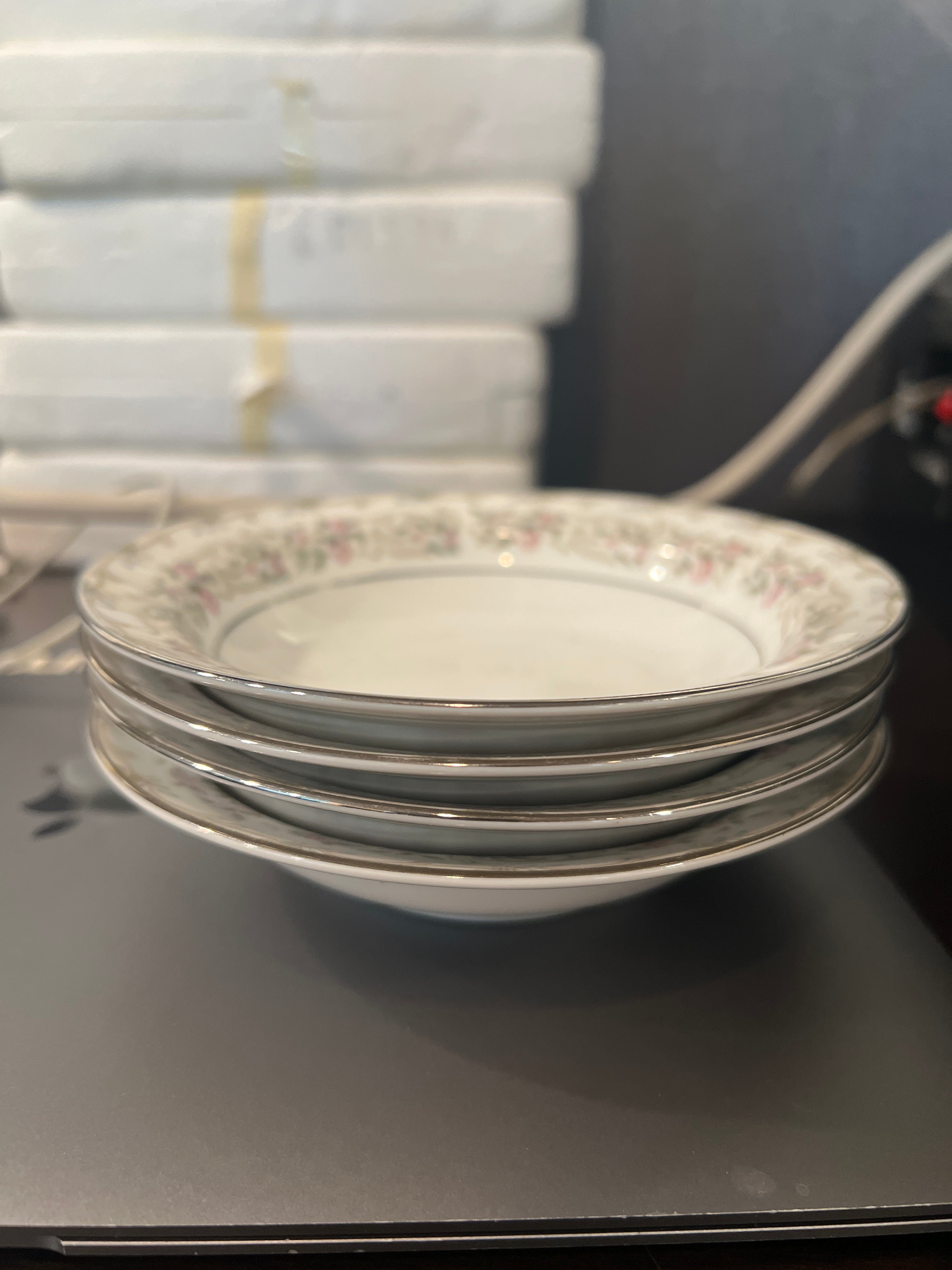 Small Antique Saucer Set