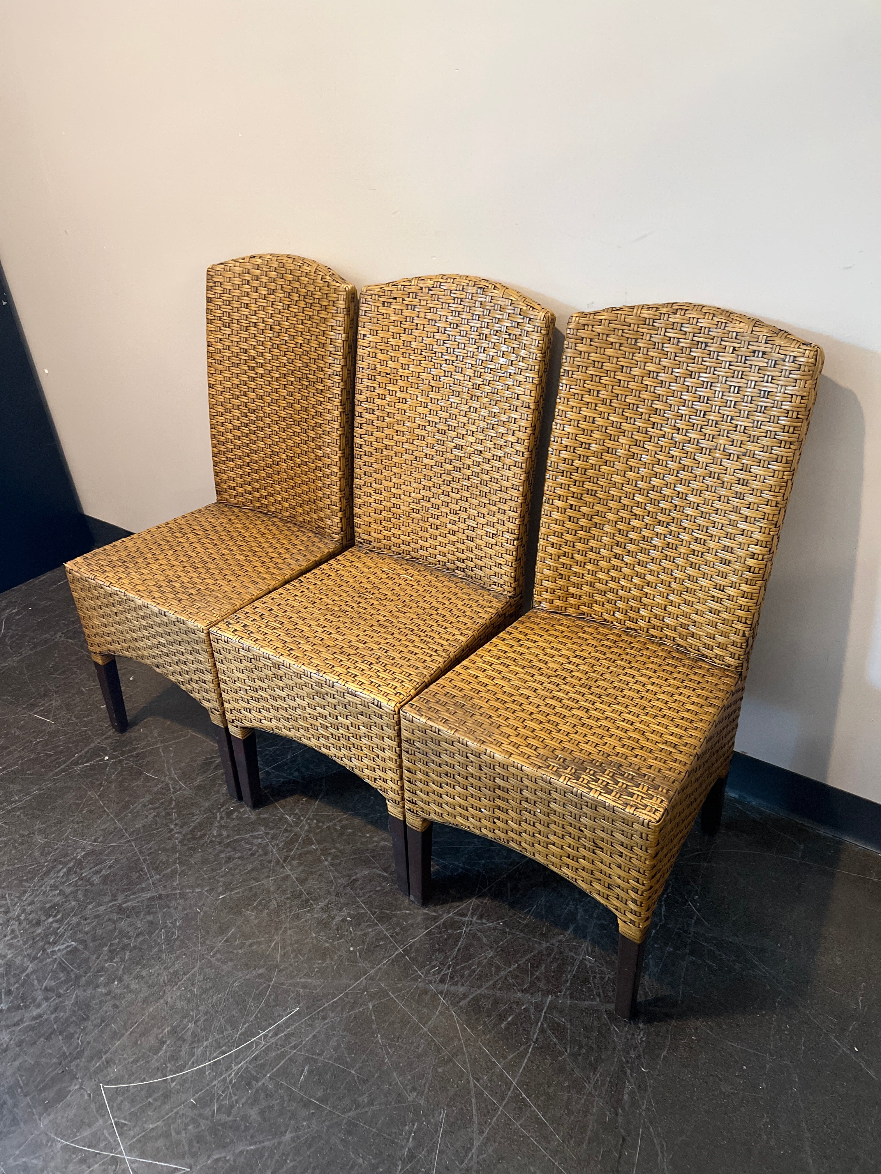 Woven Rattan Dining Chair – Tropical Style