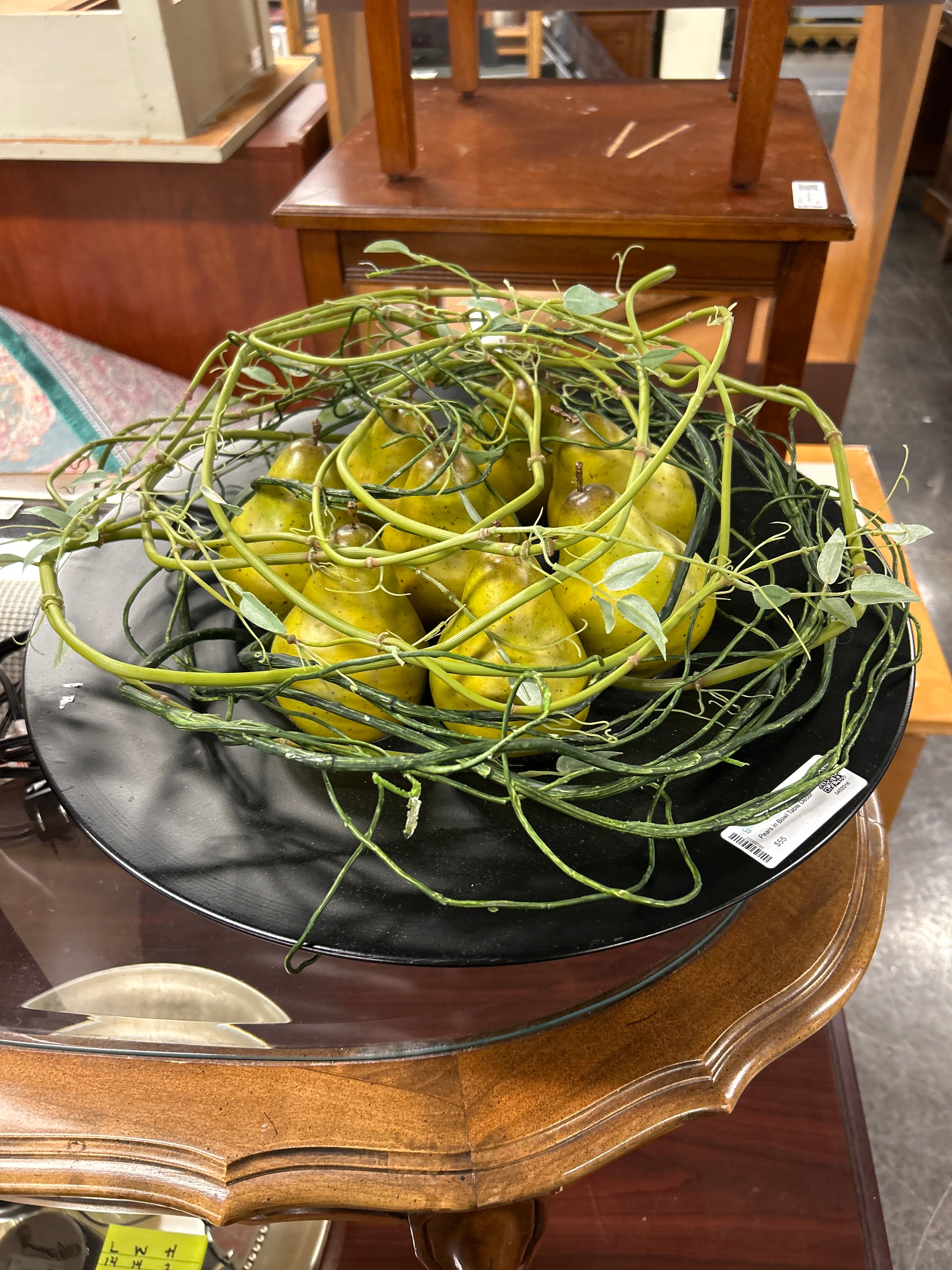 Pears in Bowl Table Decor