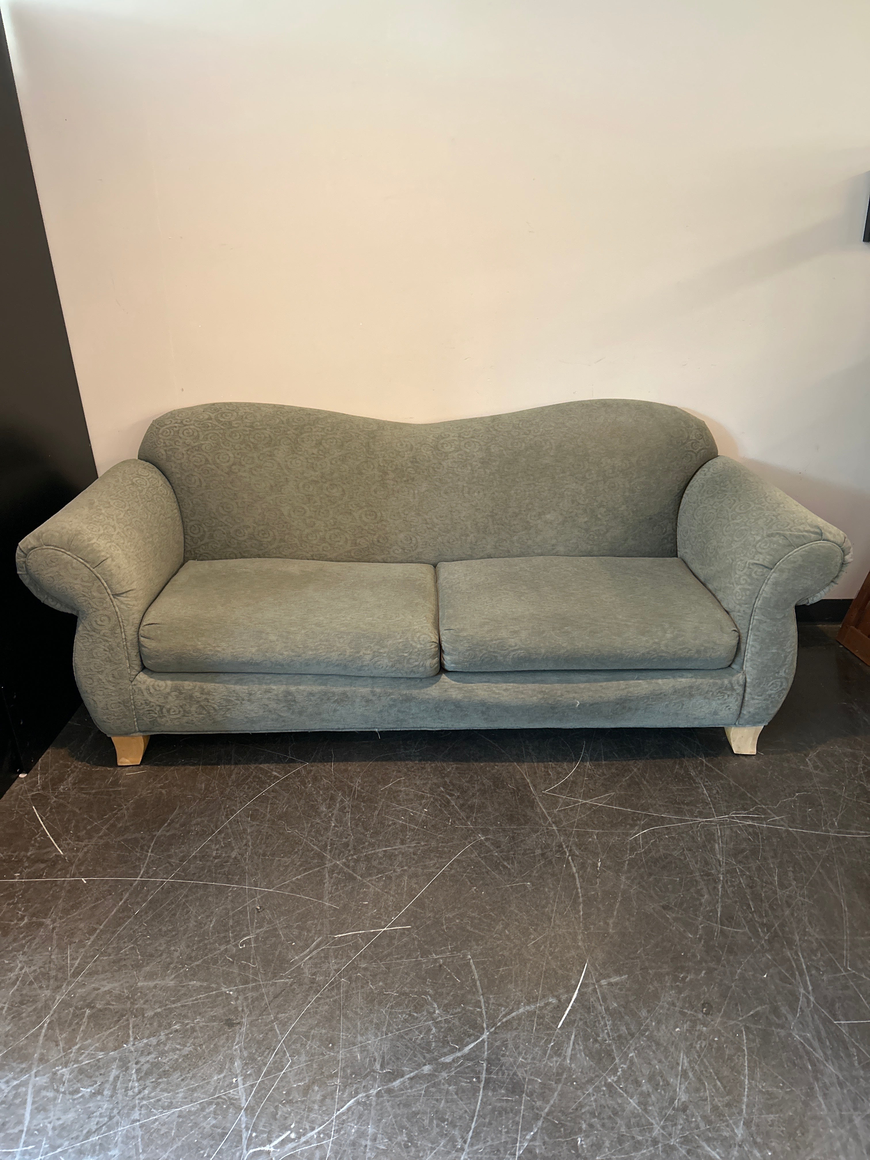 Elegant Rolled-Arm Sofa