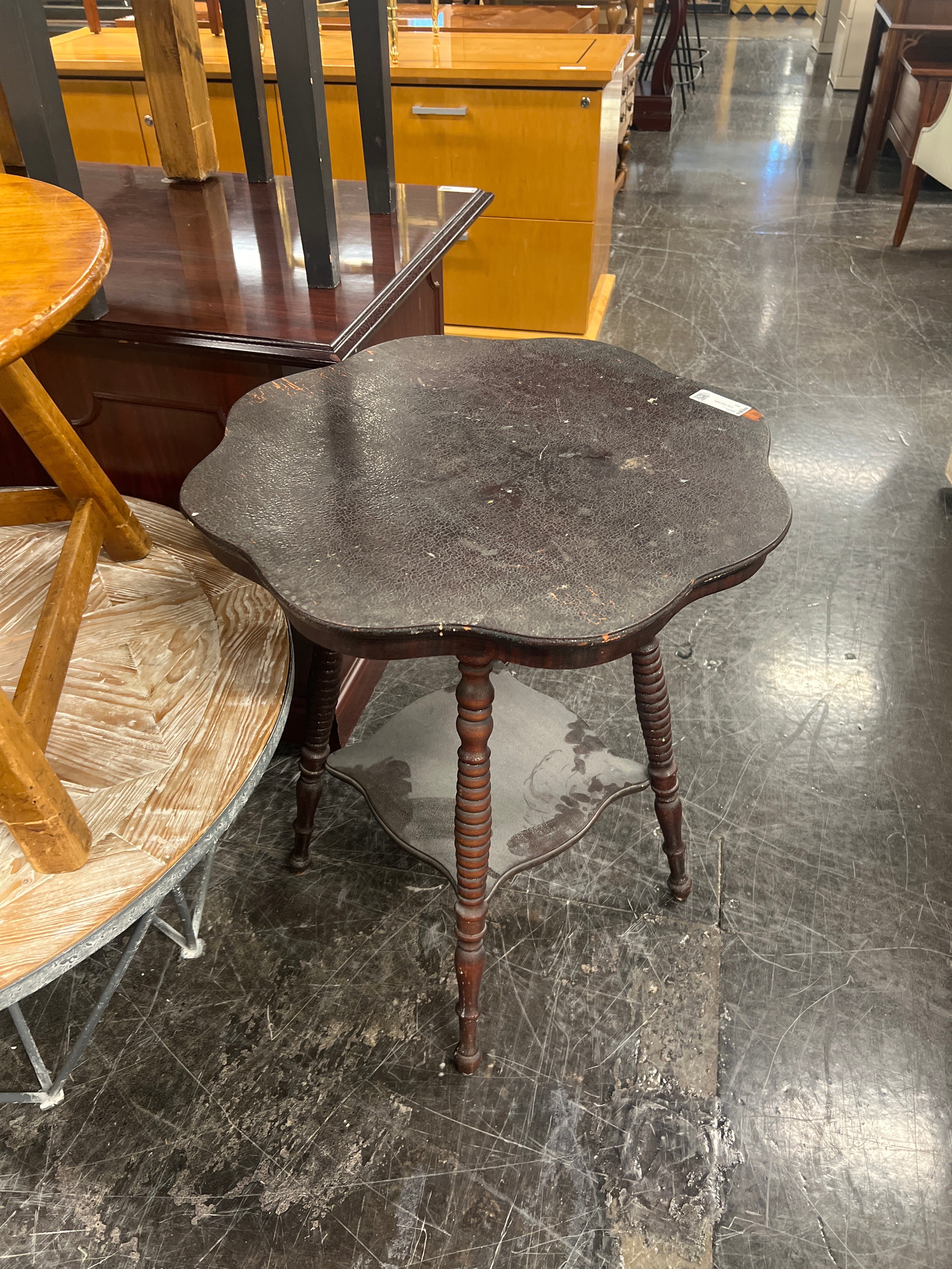 2 tier side table