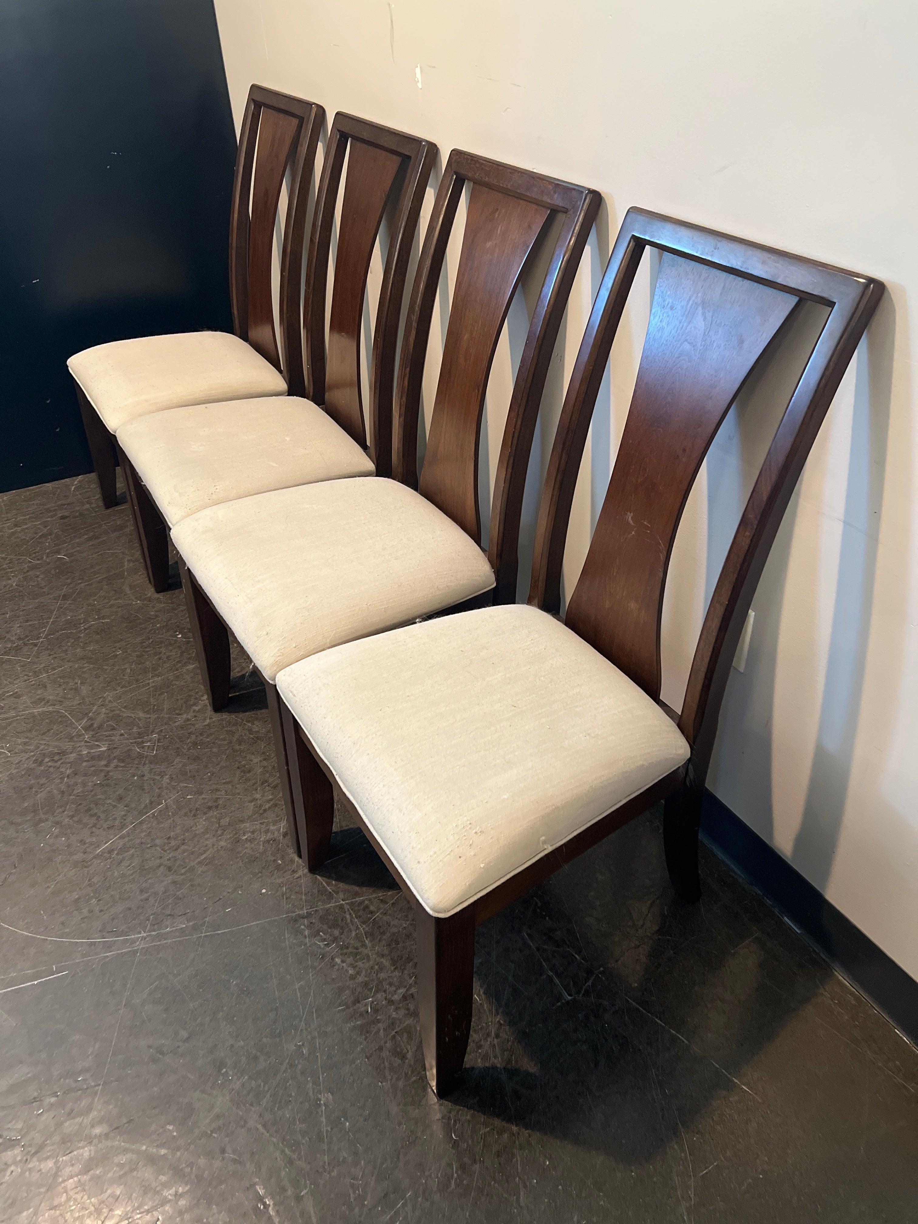 CORT Certified Wood Dining Chair with Upholstered Seat