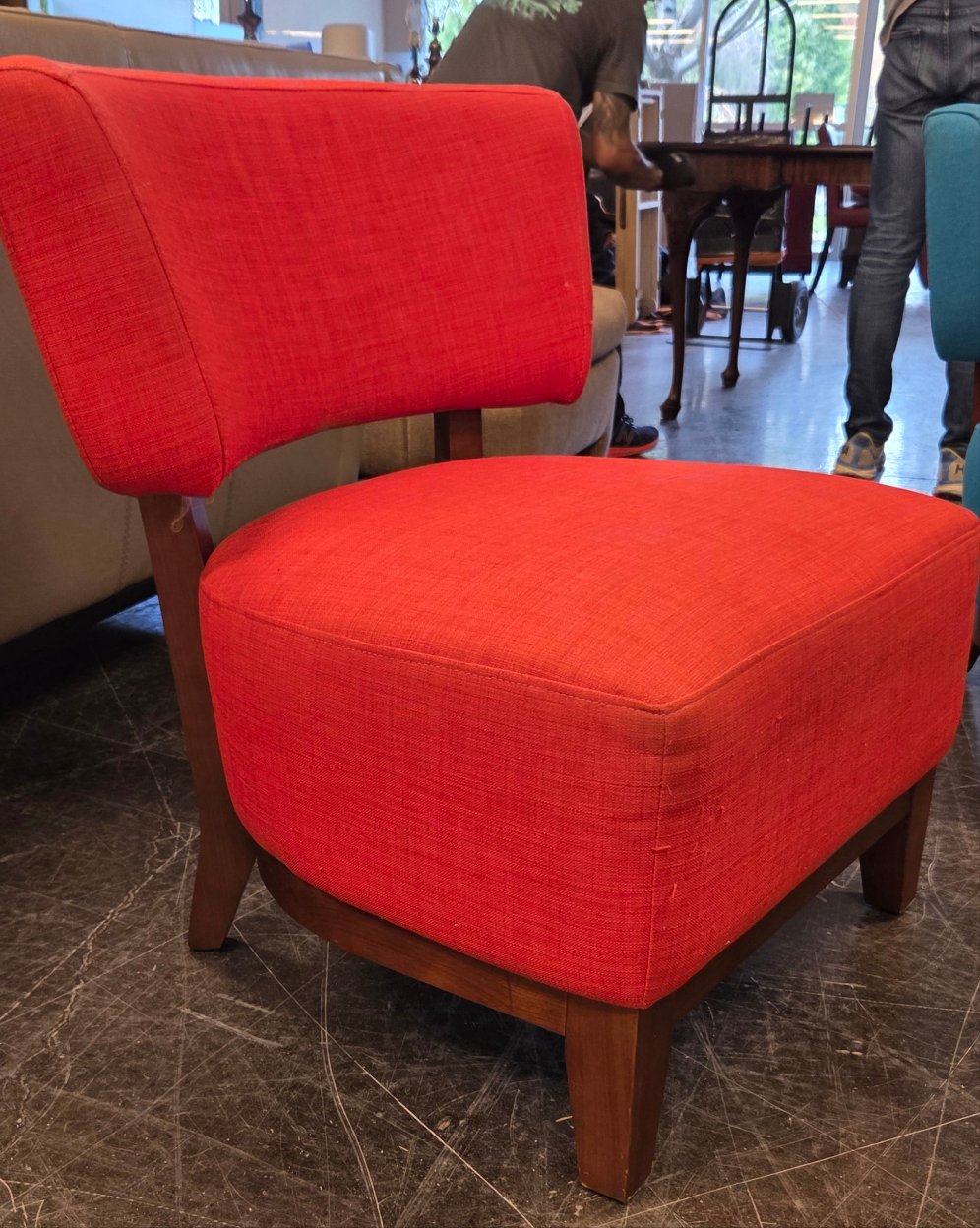 Vibrant Red Accent Chair