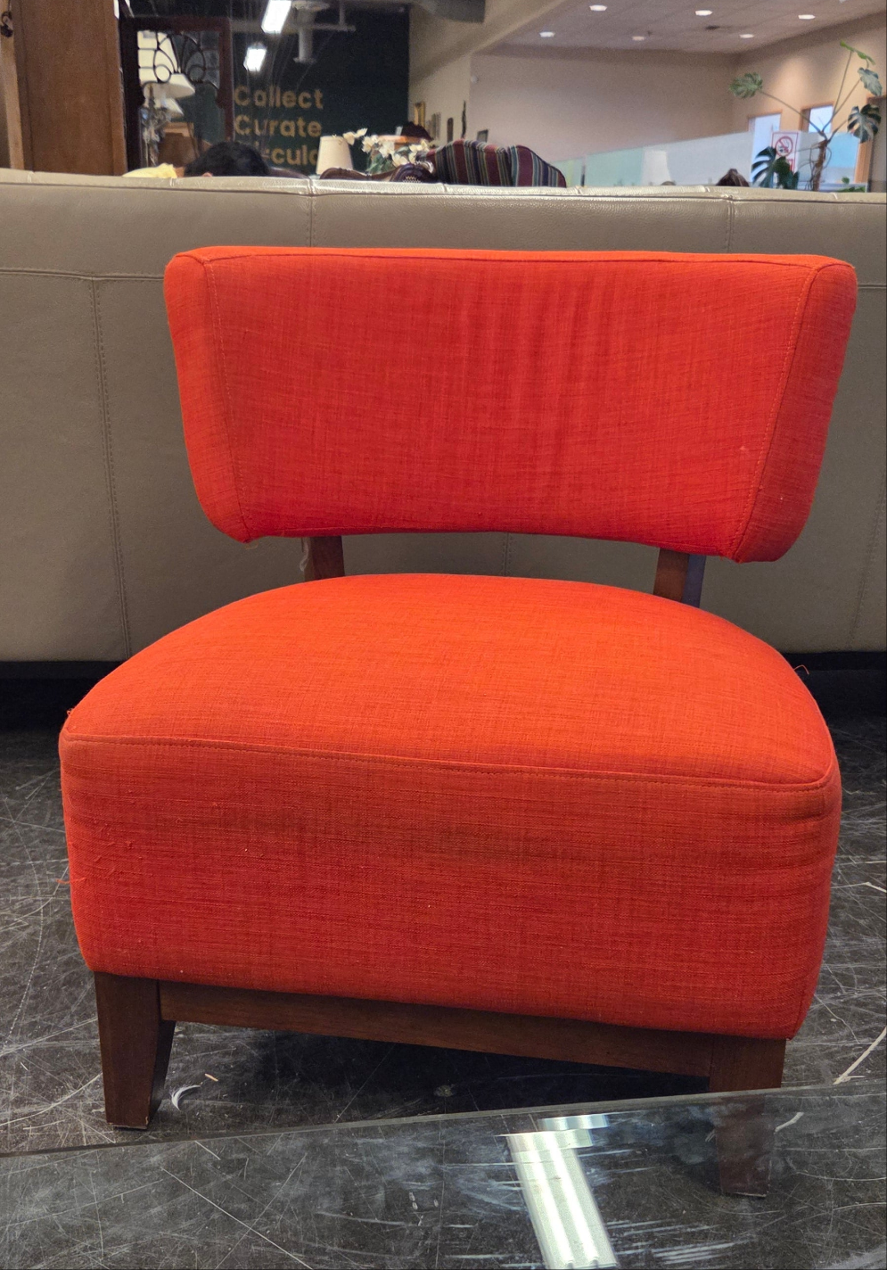 Vibrant Red Accent Chair