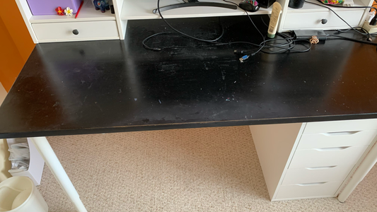 Modern Black And White  Desk