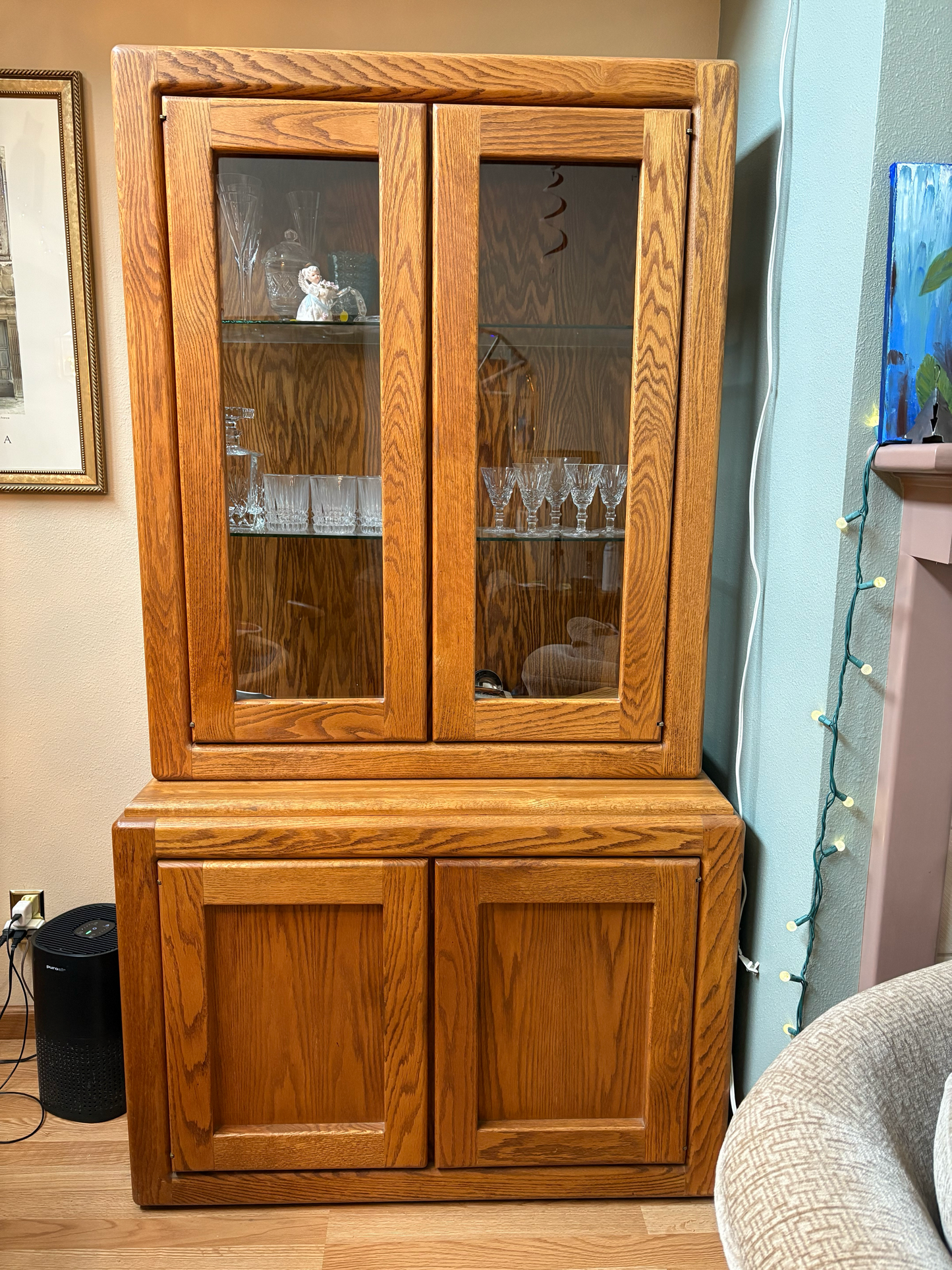 Oak Hutch