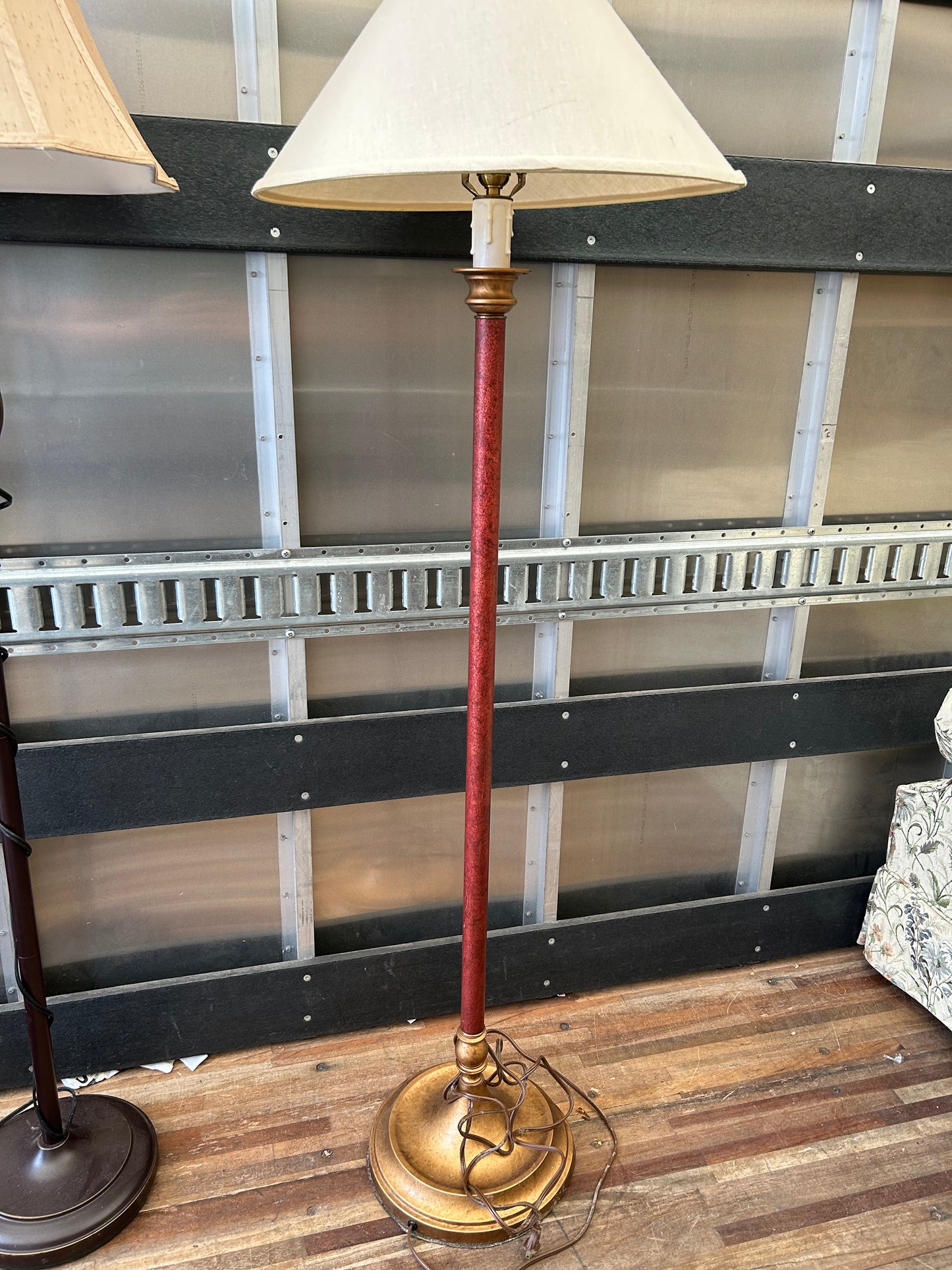 Red Stand Floor Lamp