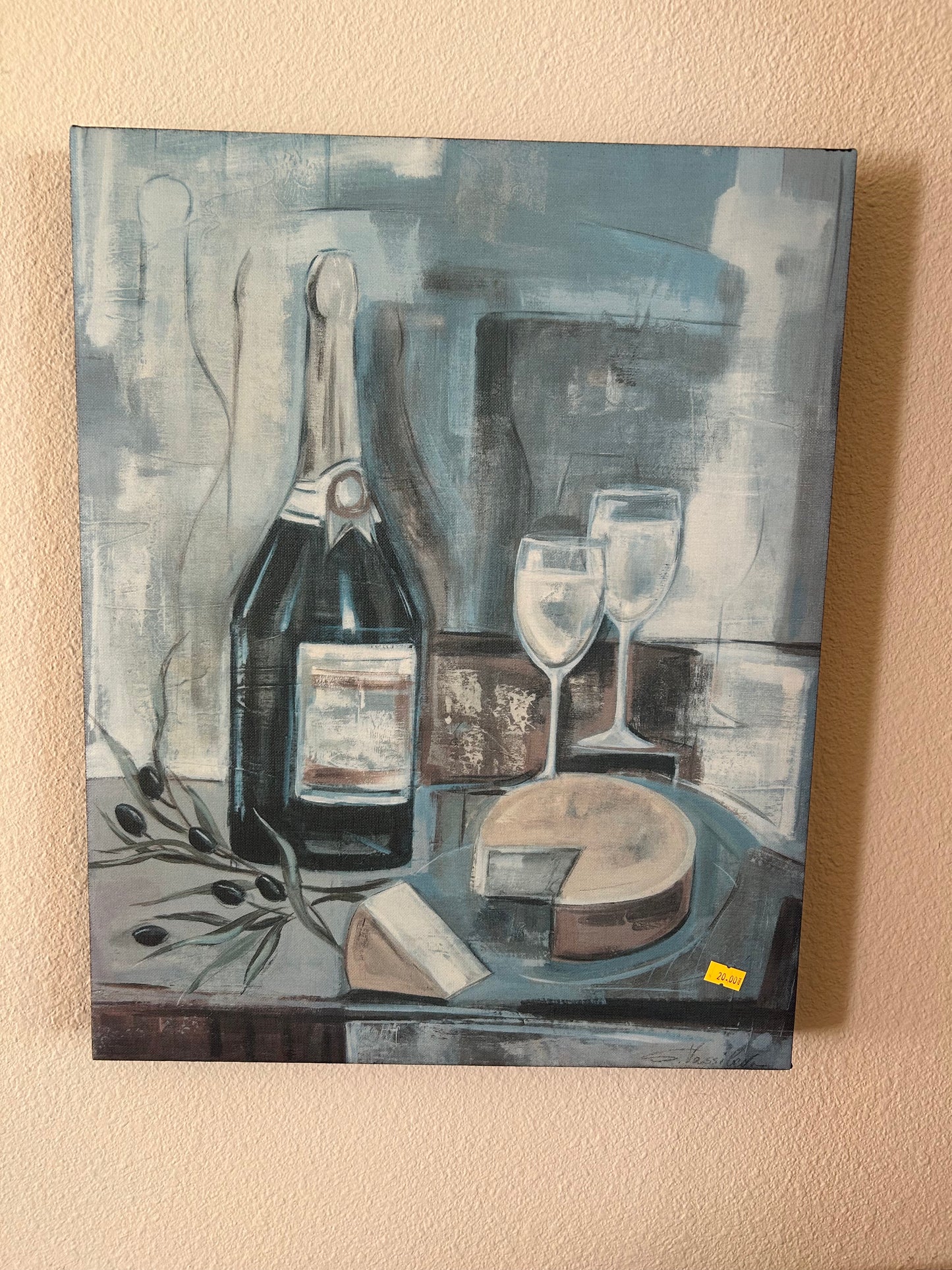 Wine & Cheese Painting