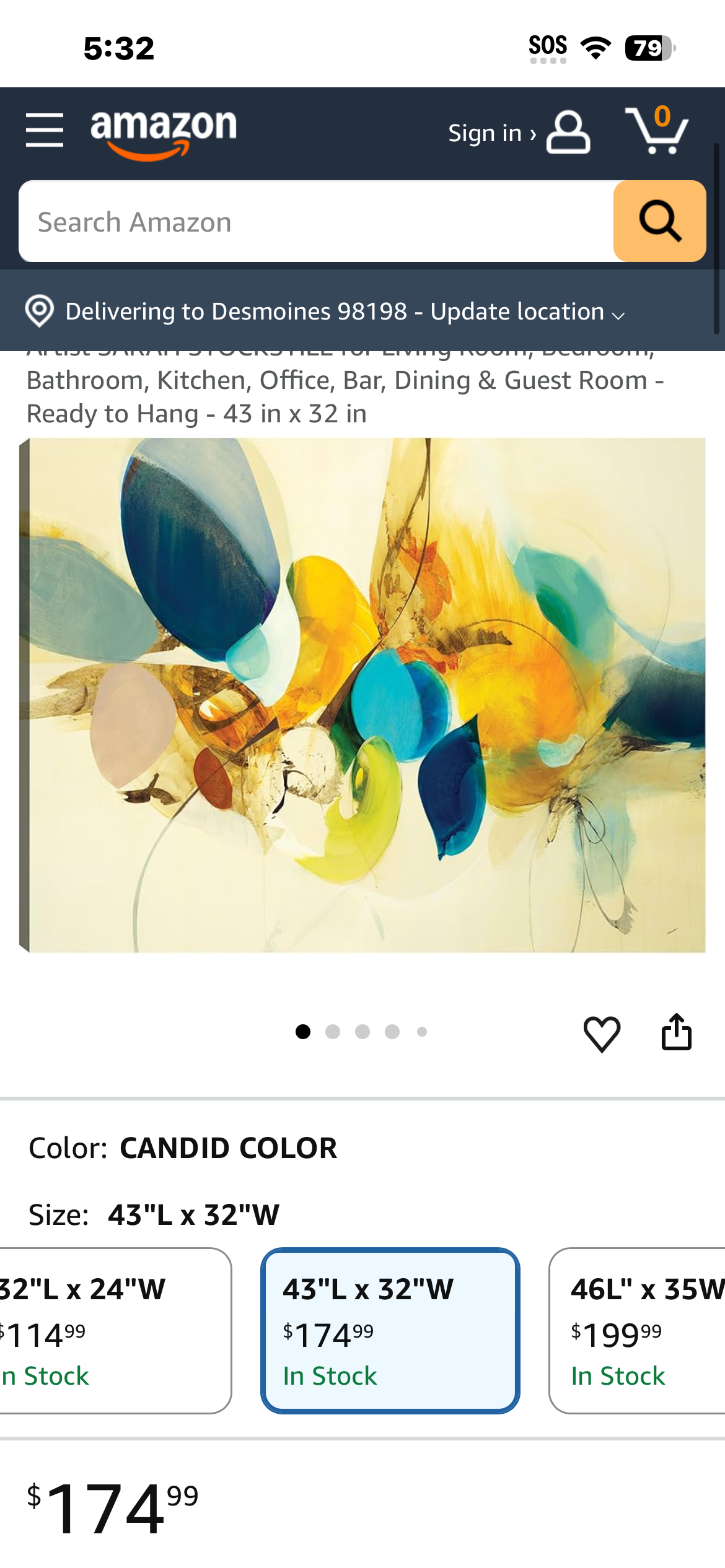 iCanvas Candid Color by Sarah Stockstill