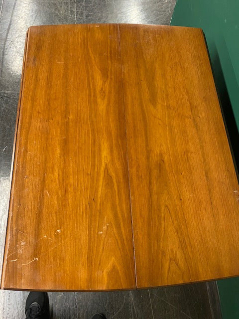 Mid-Century Modern Hardwood Drop-Leaf Table