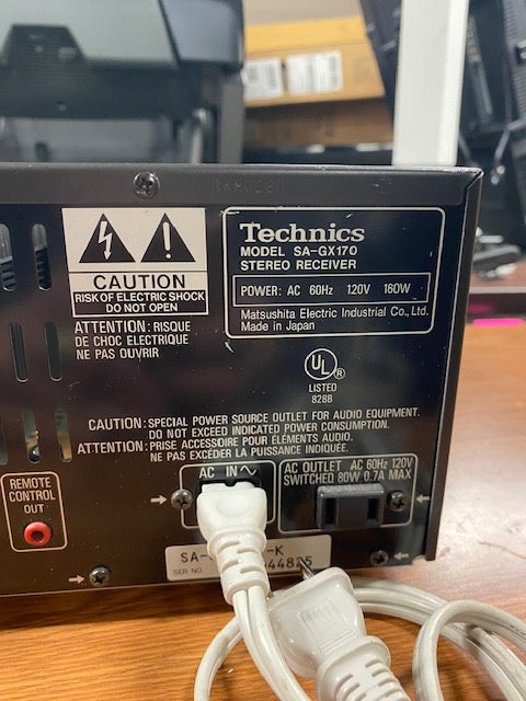 Technics Stereo Receiver SA-GX170