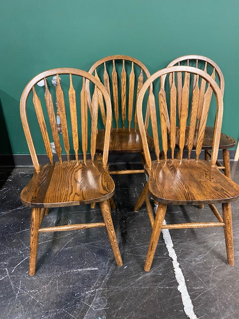 Rustic Hardwood Windsor Chair (set of 2)