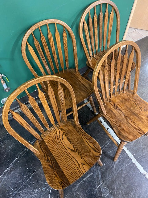 Rustic Hardwood Windsor Chair (set of 2)