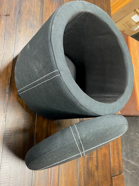 Stylish Round Upholstered Ottoman