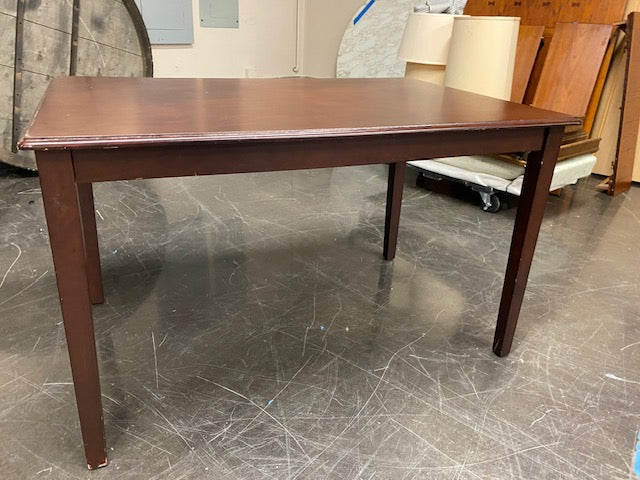 Rich Brown Wood Table