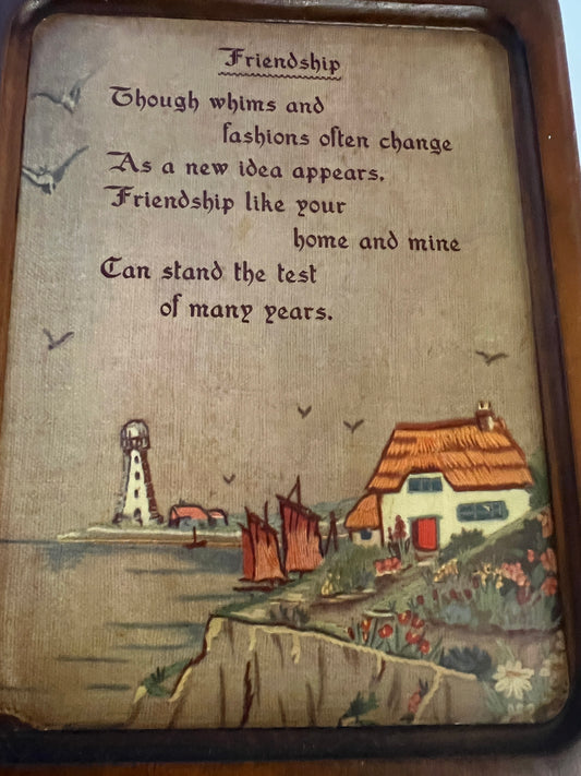 Friendship Poem Plaque