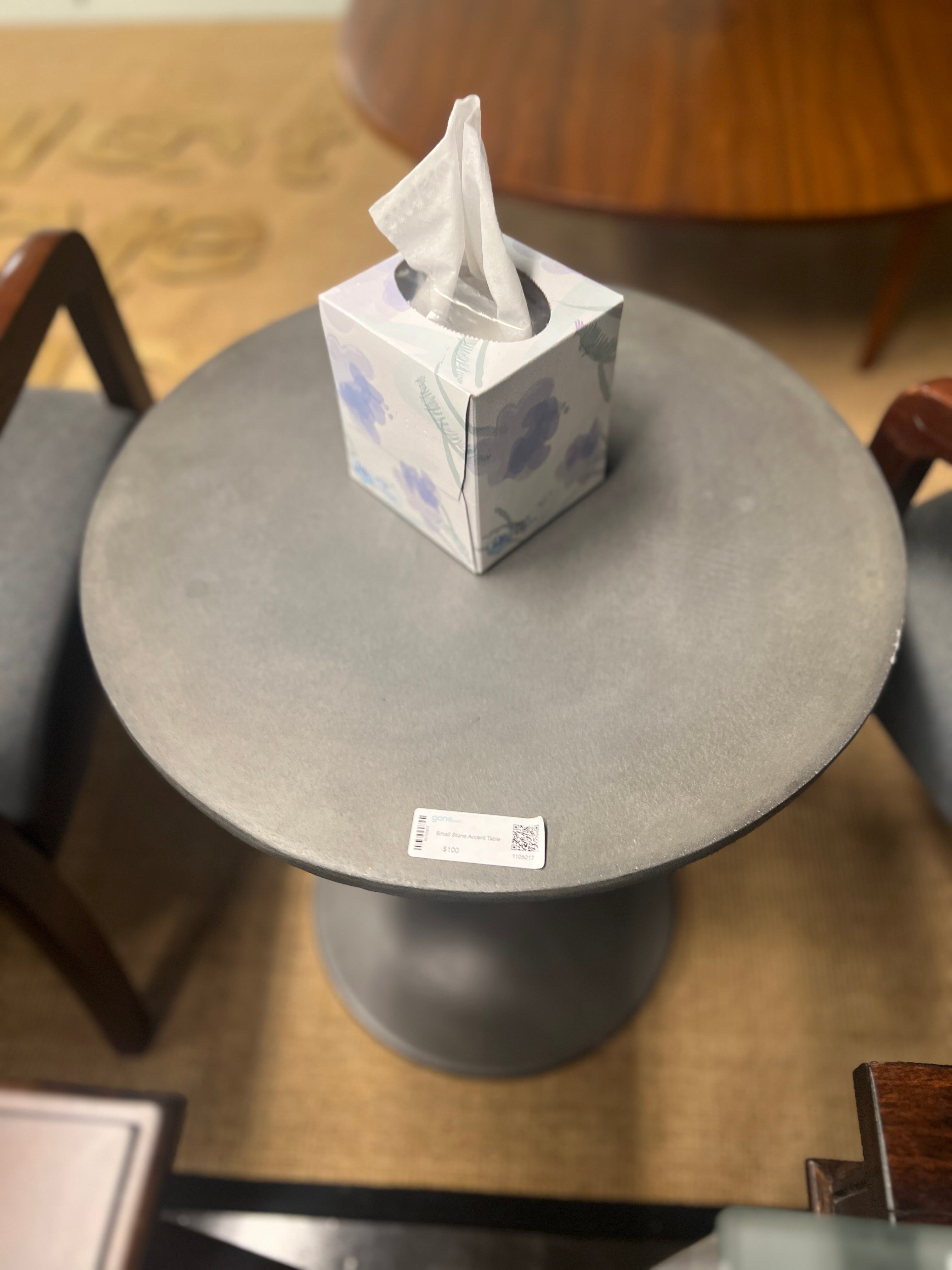 Small Stone Accent Table