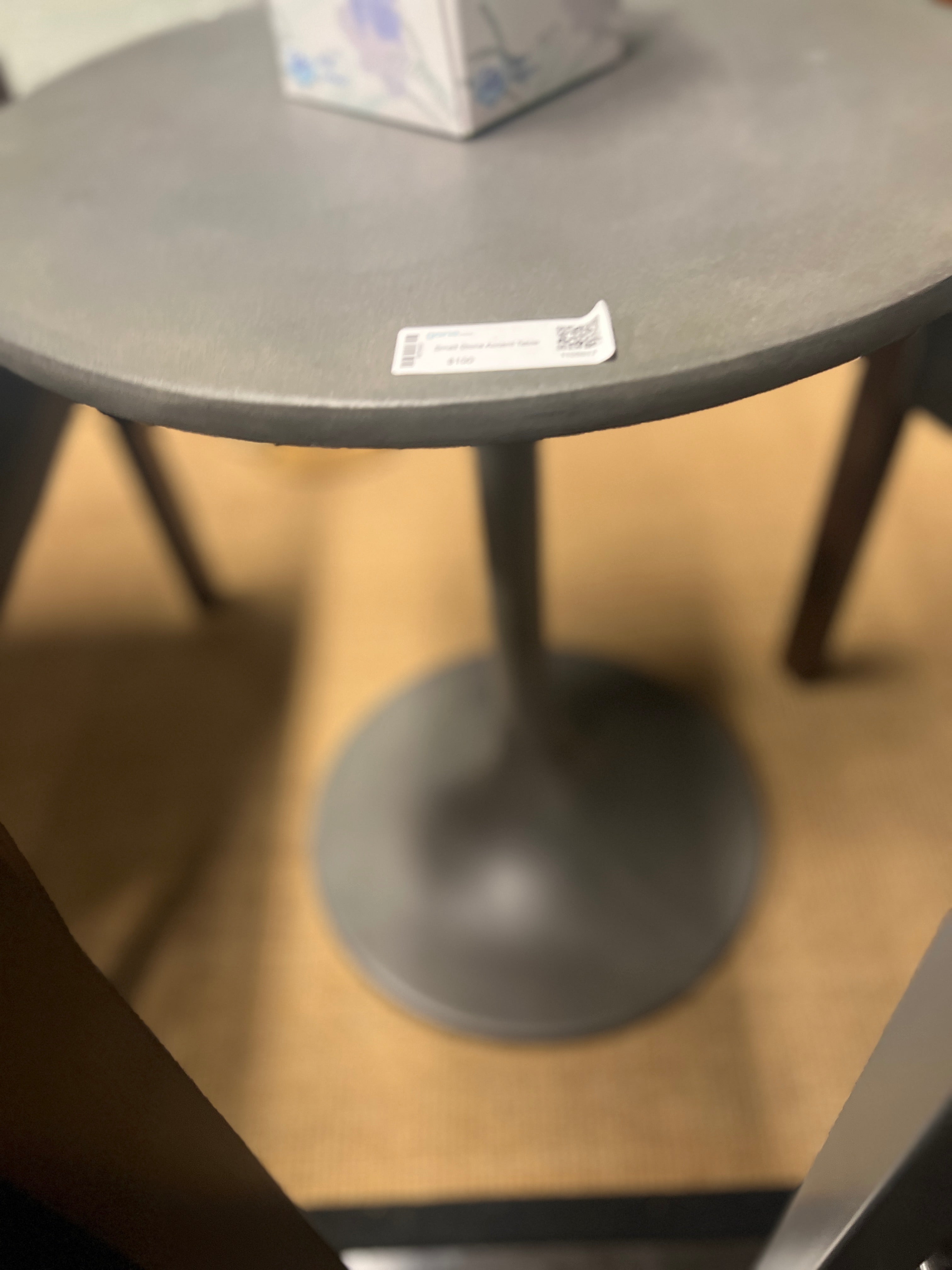 Small Stone Accent Table