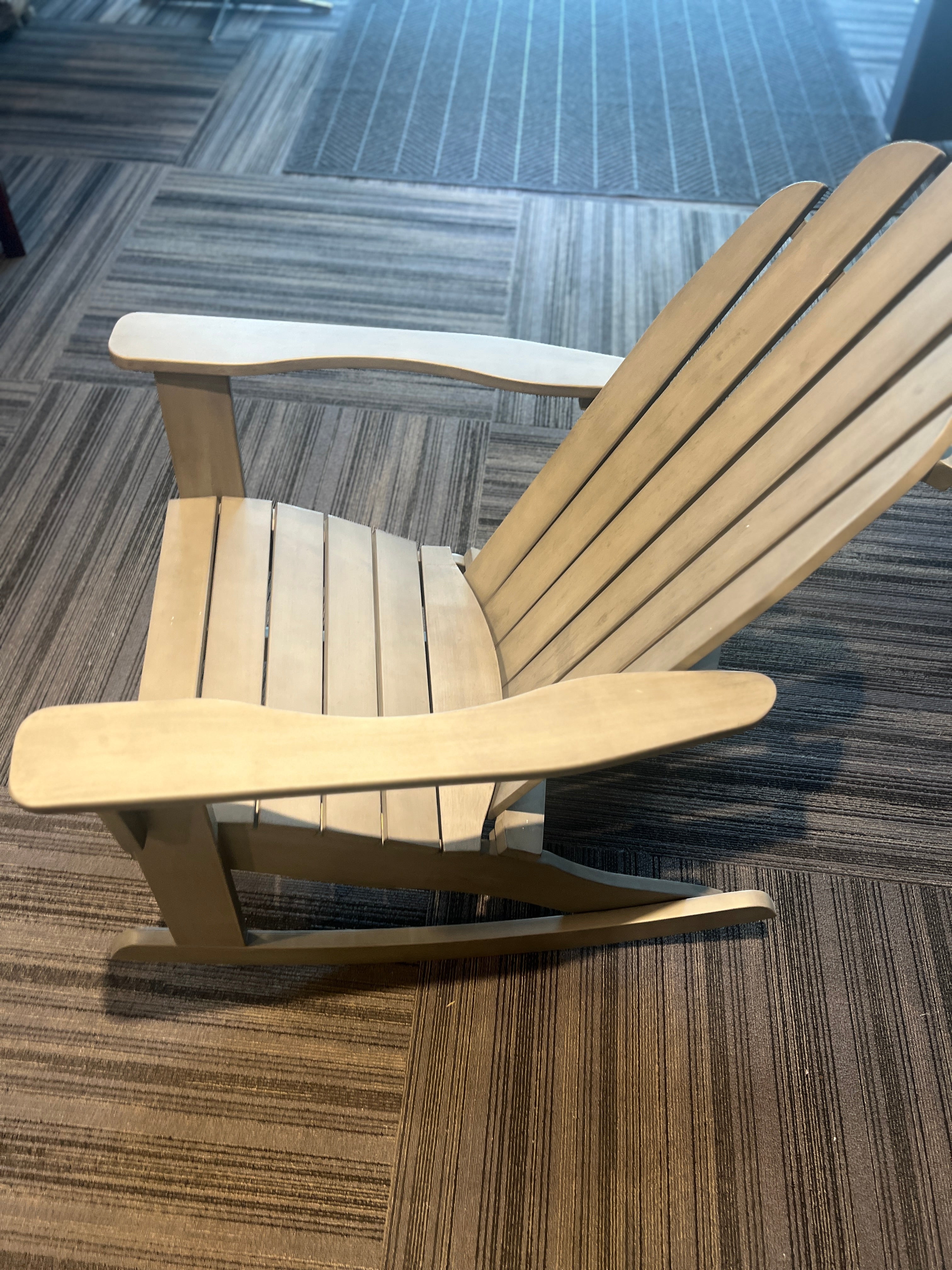 World Market Grey Adirondack Chair Rocking Chair