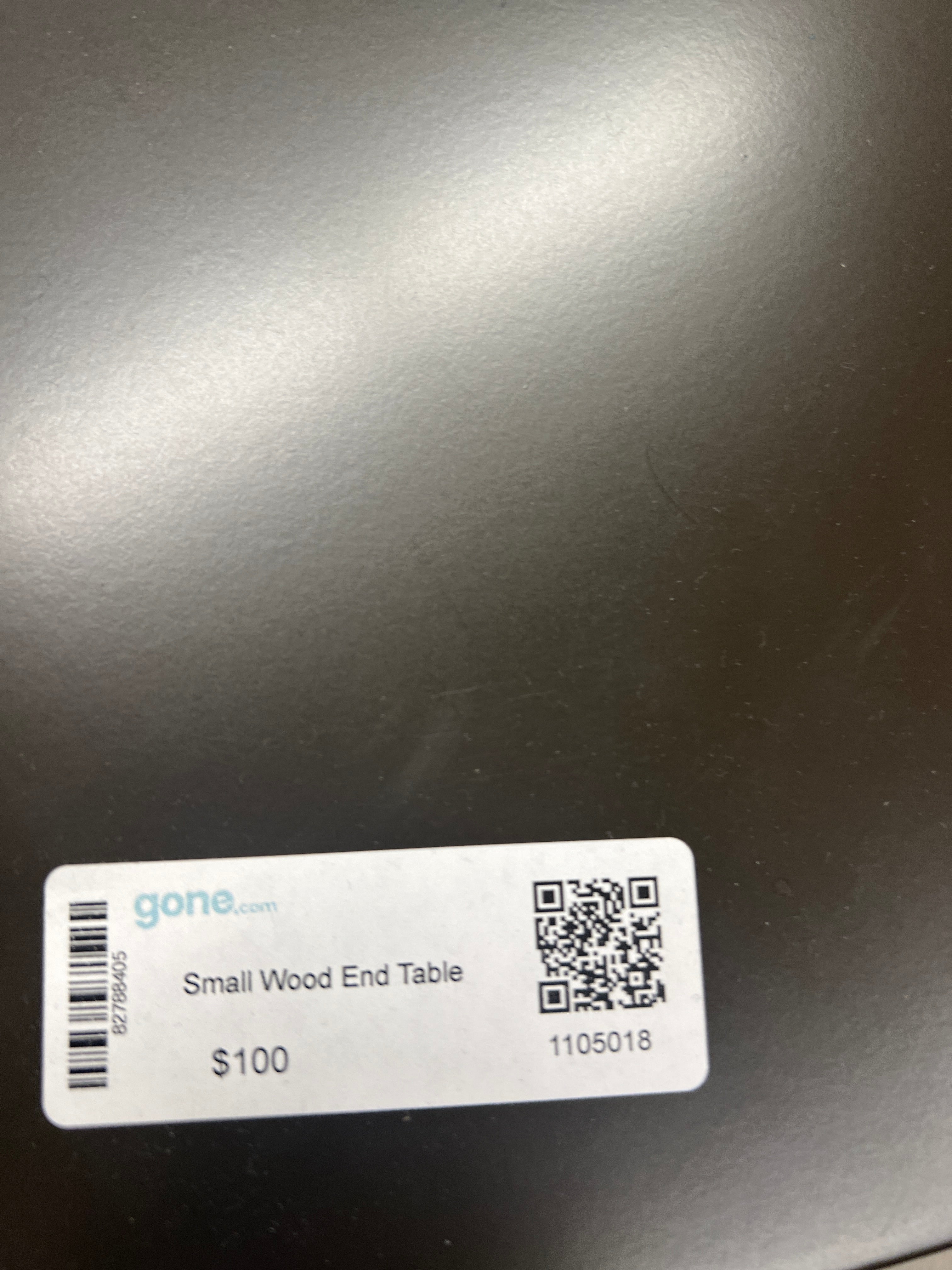 Small Wood End Table