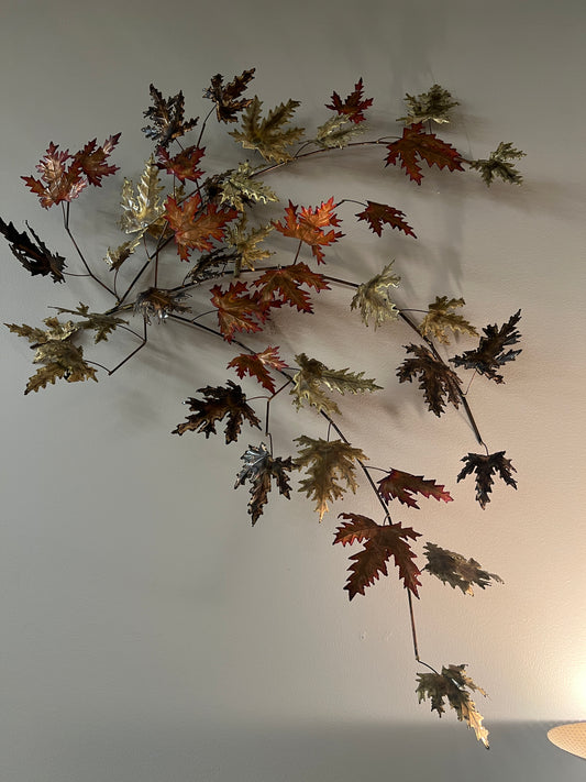 Metal Leaf Art By Artrist Ray Griffin