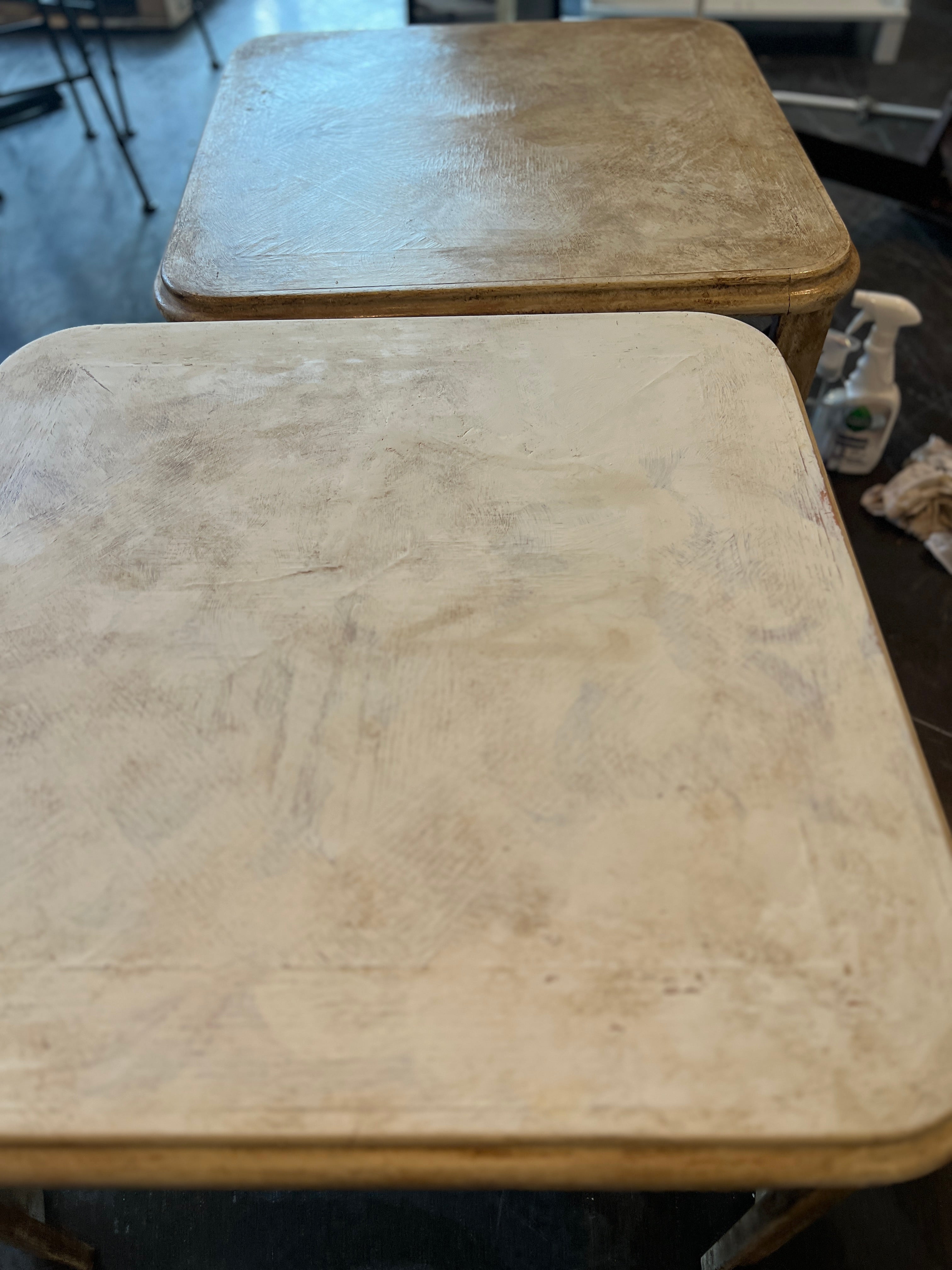 Shabby Chic Farm house Accent Tables (SET OF 2)