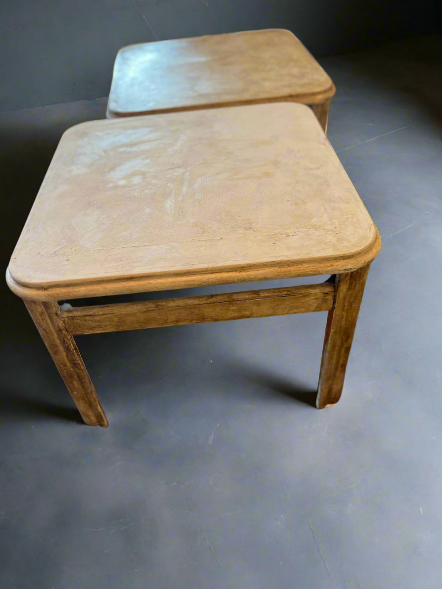 Shabby Chic Farm house Accent Tables (SET OF 2)