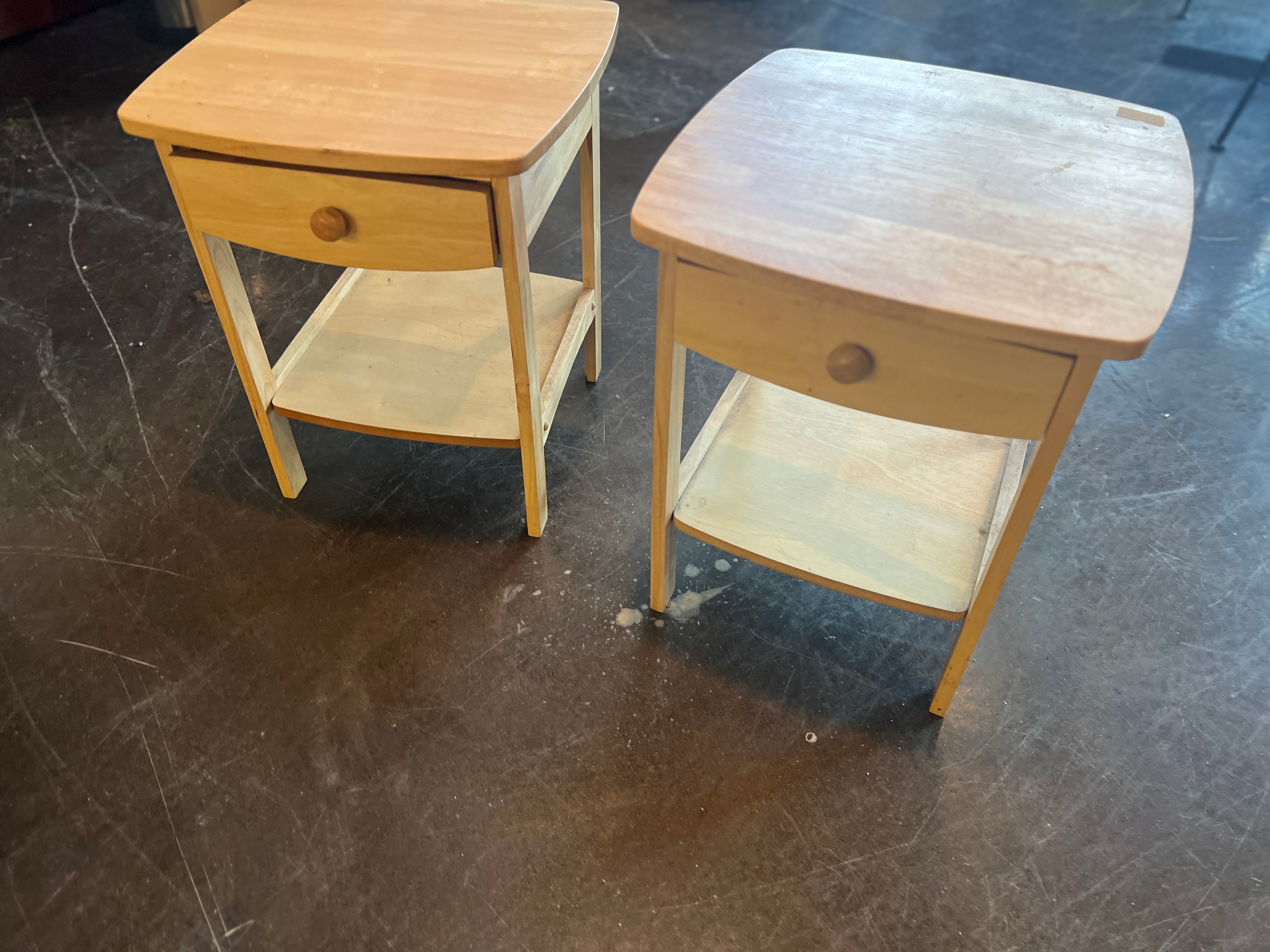 Light Oak Nightstands (SET OF 2)